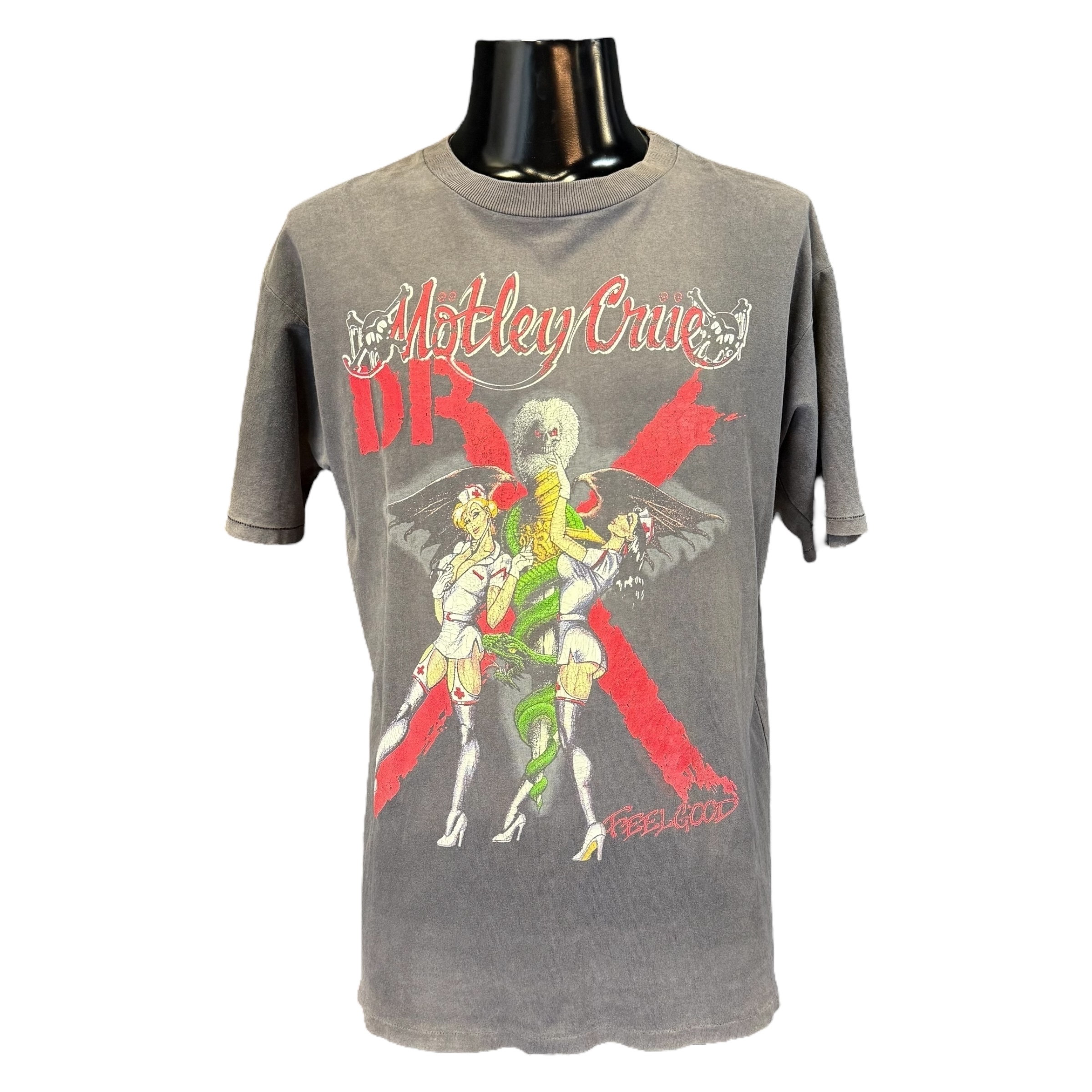 【MOTLEY CRUE】モトリークルー Dr.Feelgood Tour Vintage Tシャツ XL相当