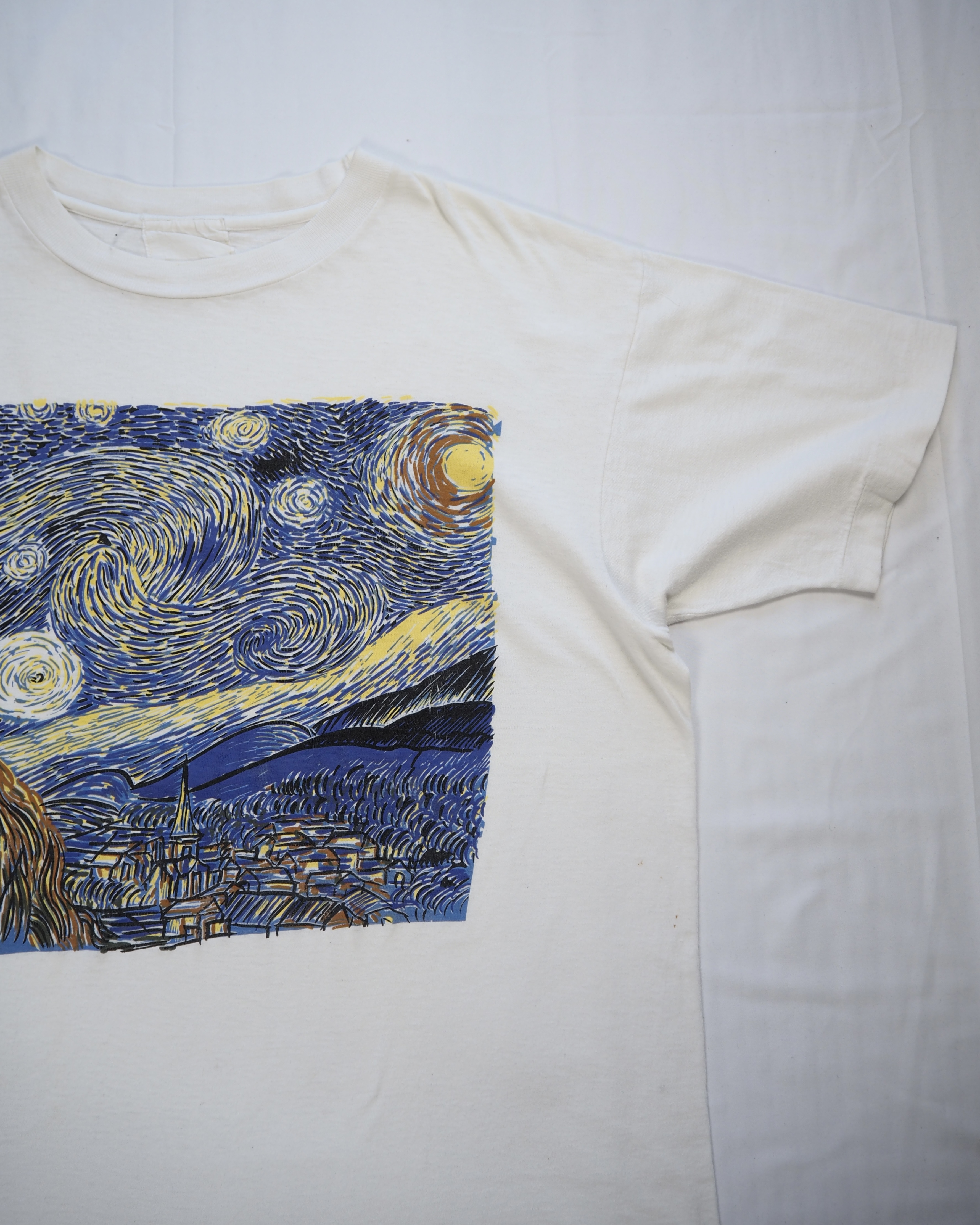 【VCM入荷】90’s アートTシャツ ゴッホ 星月夜 の画像 4