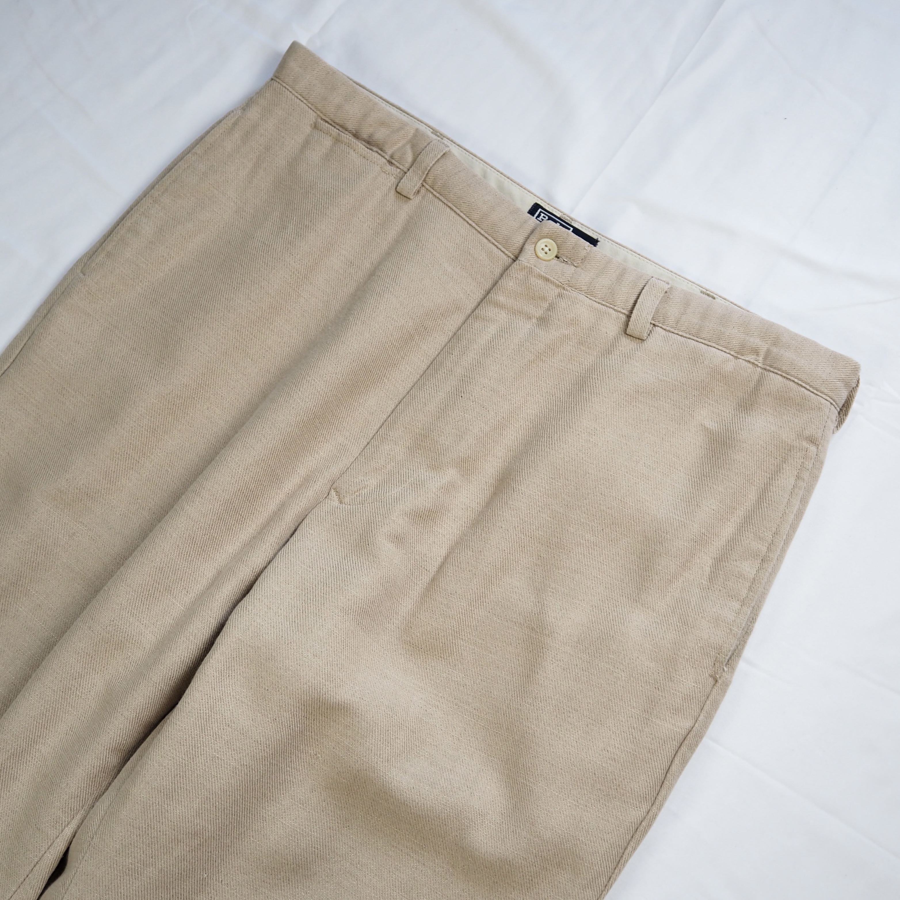 90’s Ralph Lauren リネンスラックス アメリカ製  約35×28 の画像 2