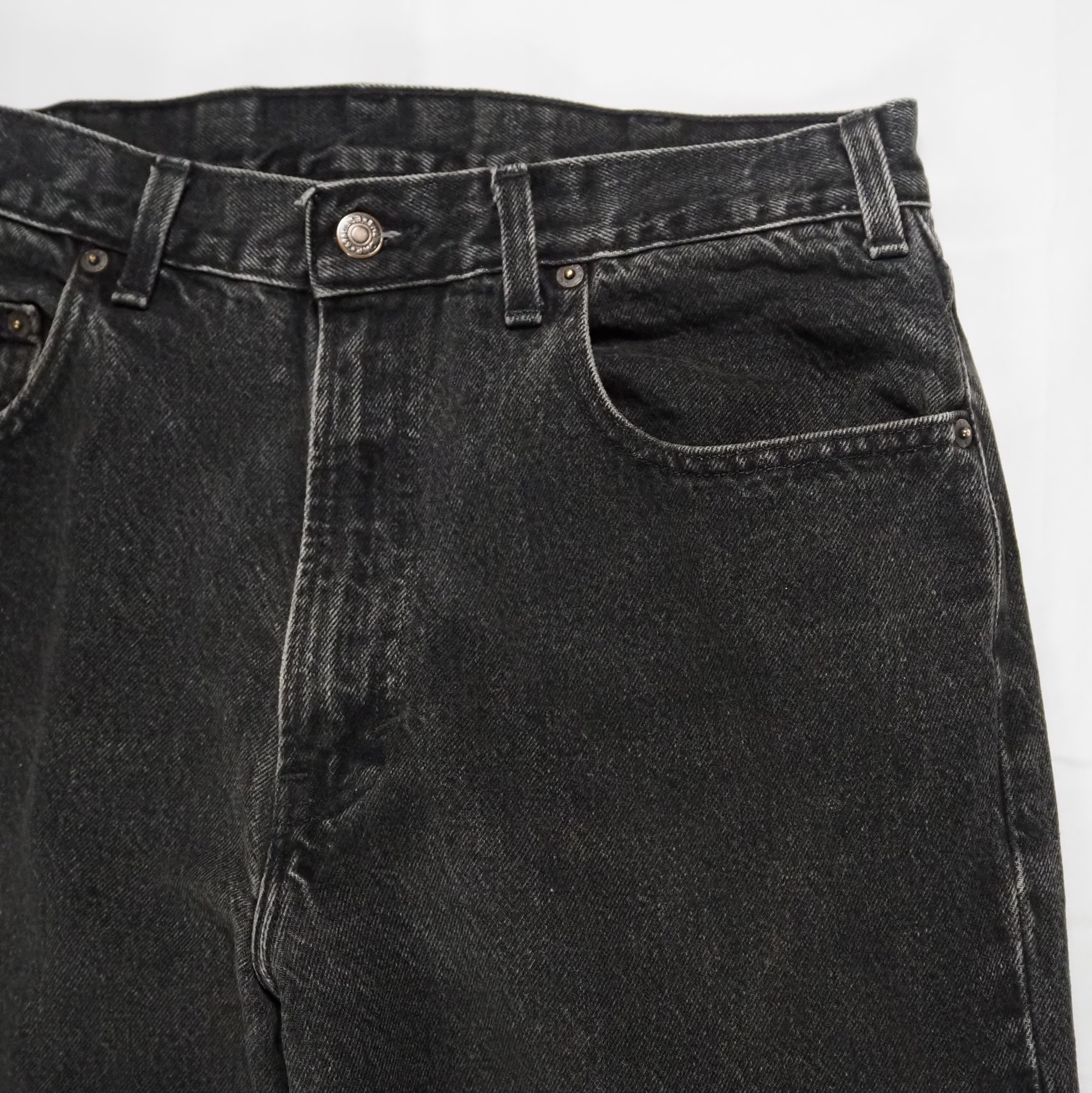 90’s-00’s OLD GAP ブラックデニム 32×29 の画像 4