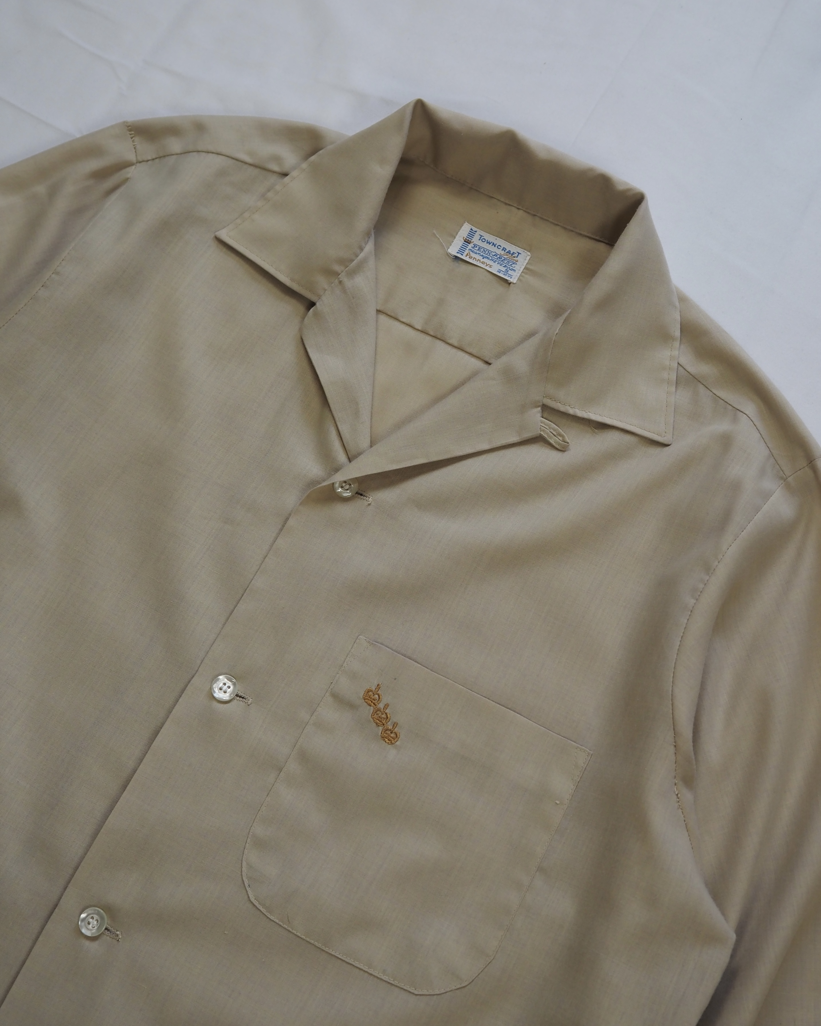 70’s Towncraft ポリコットンシャツ の画像 2