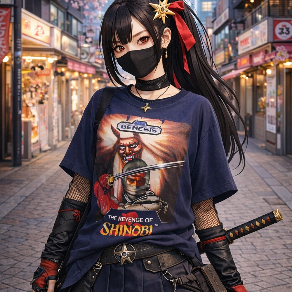 SEGA THE REVENGE OF SHINOBI（ザ・スーパー忍）【古着/Tシャツ】