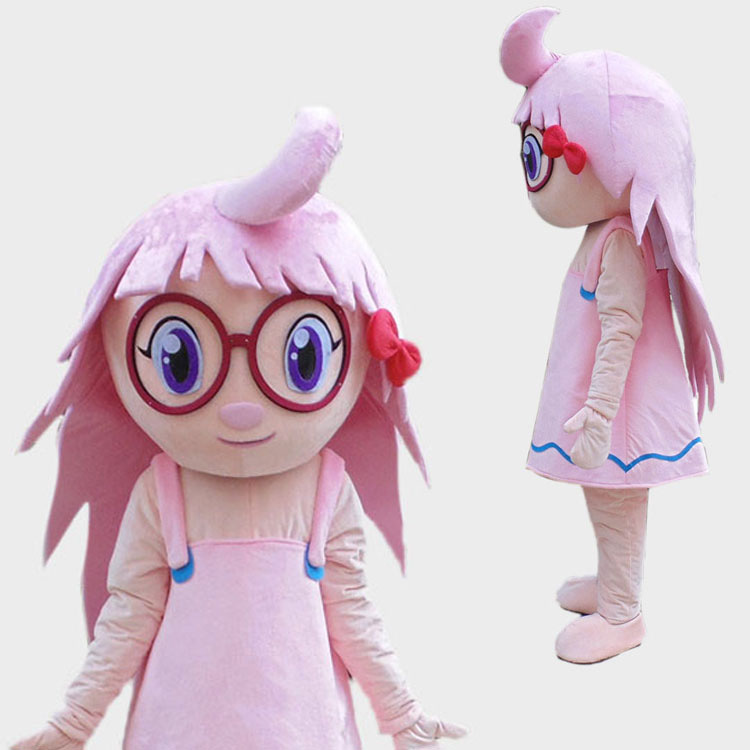 本格的着ぐるみ ガール Girl 女の子 おんなのこ オンナノコ 大人用 ピンク女の子 きぐるみ 3頭身タイプ 格安 良質 のぞき可 オーダーメイド コスプレ イベント用品 お子様大喜び 子供 展示場 マスコット キャラクター 人物 かぶりもの Mooncat