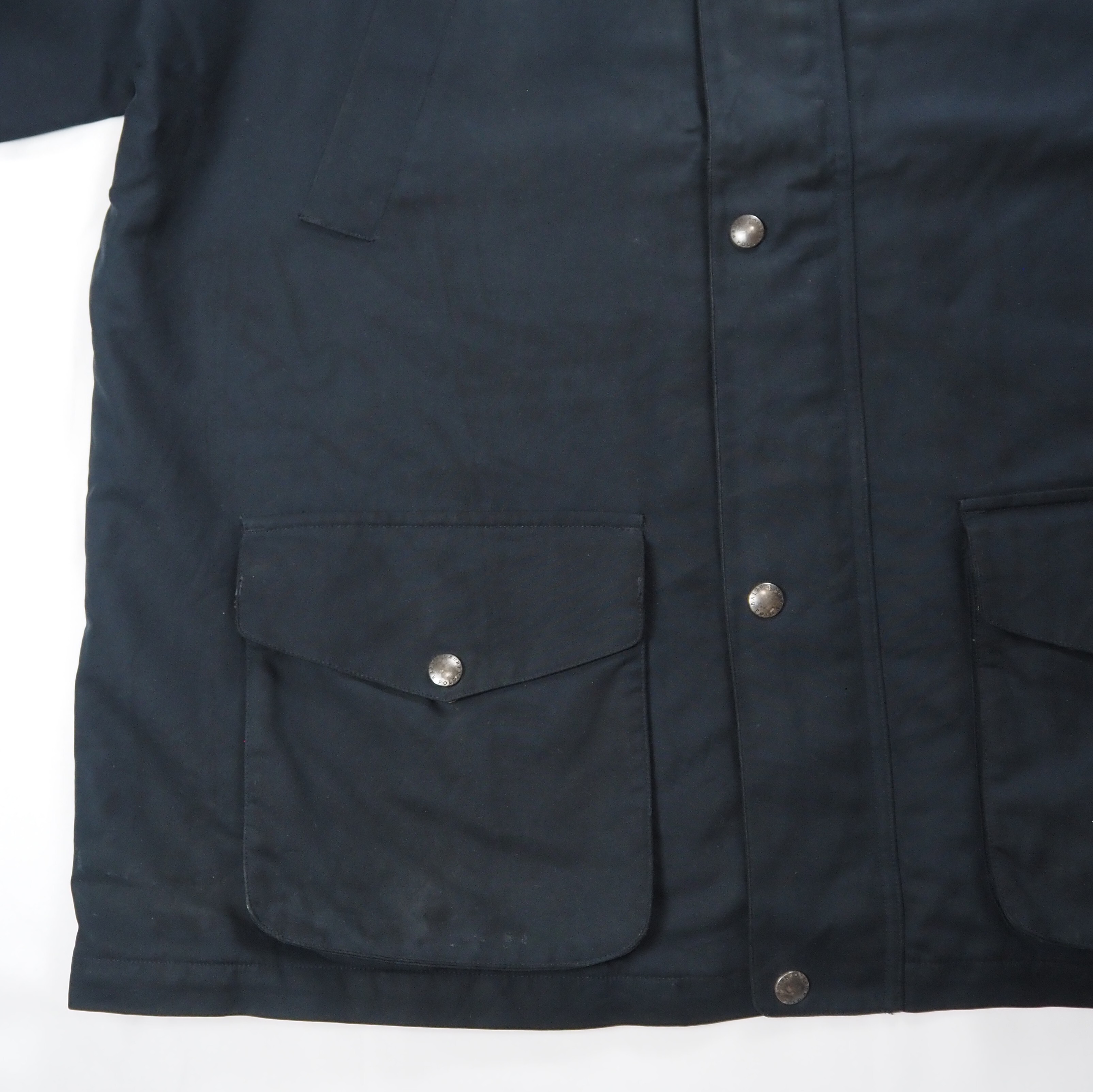 【9/23 20:00入荷】90's Ralph Lauren ハーフコート ブラック の画像 6