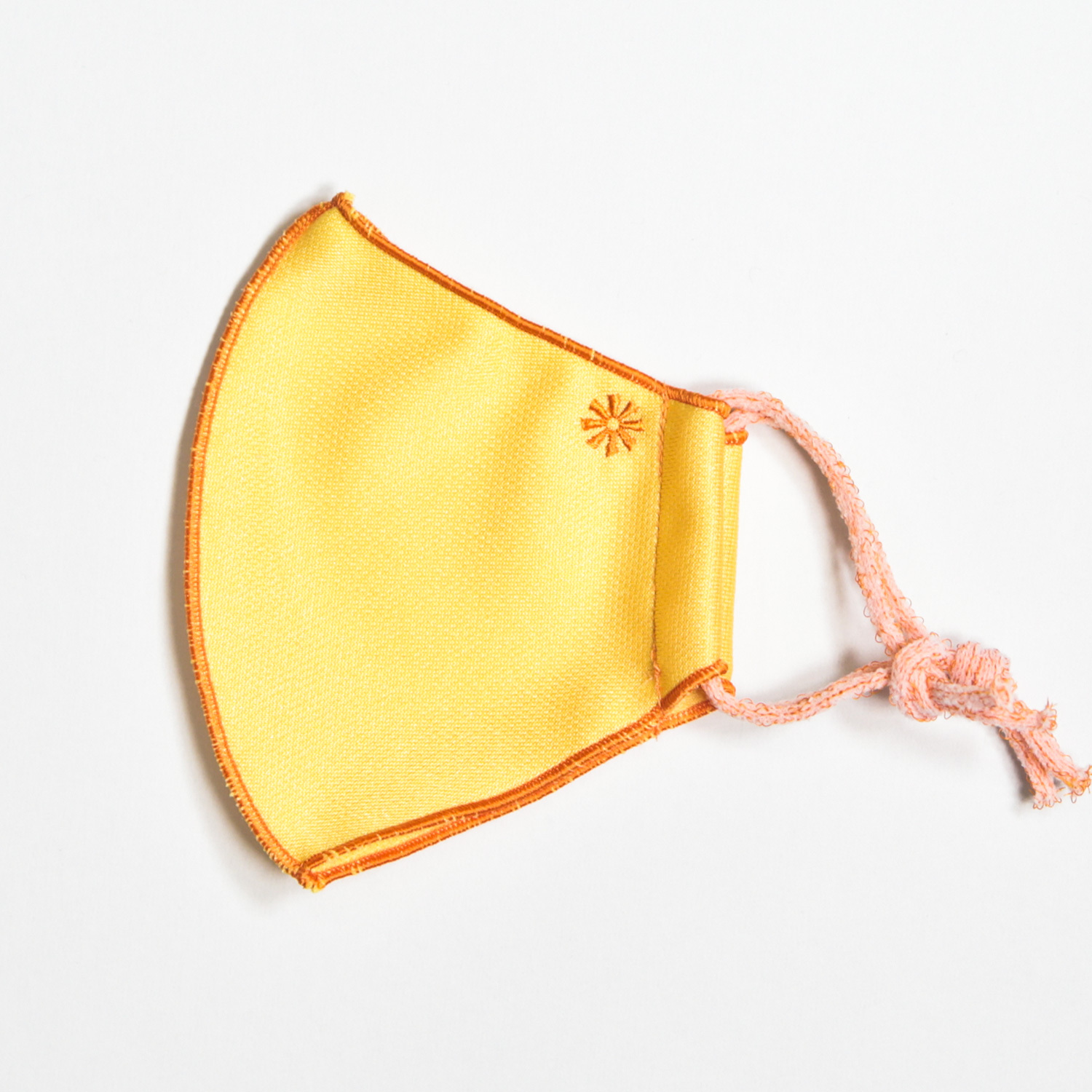 風ドラ 選べるワンポイント刺しゅう イエロー オレンジ タナベ刺繍マスクのオンラインショップ Happiness Style