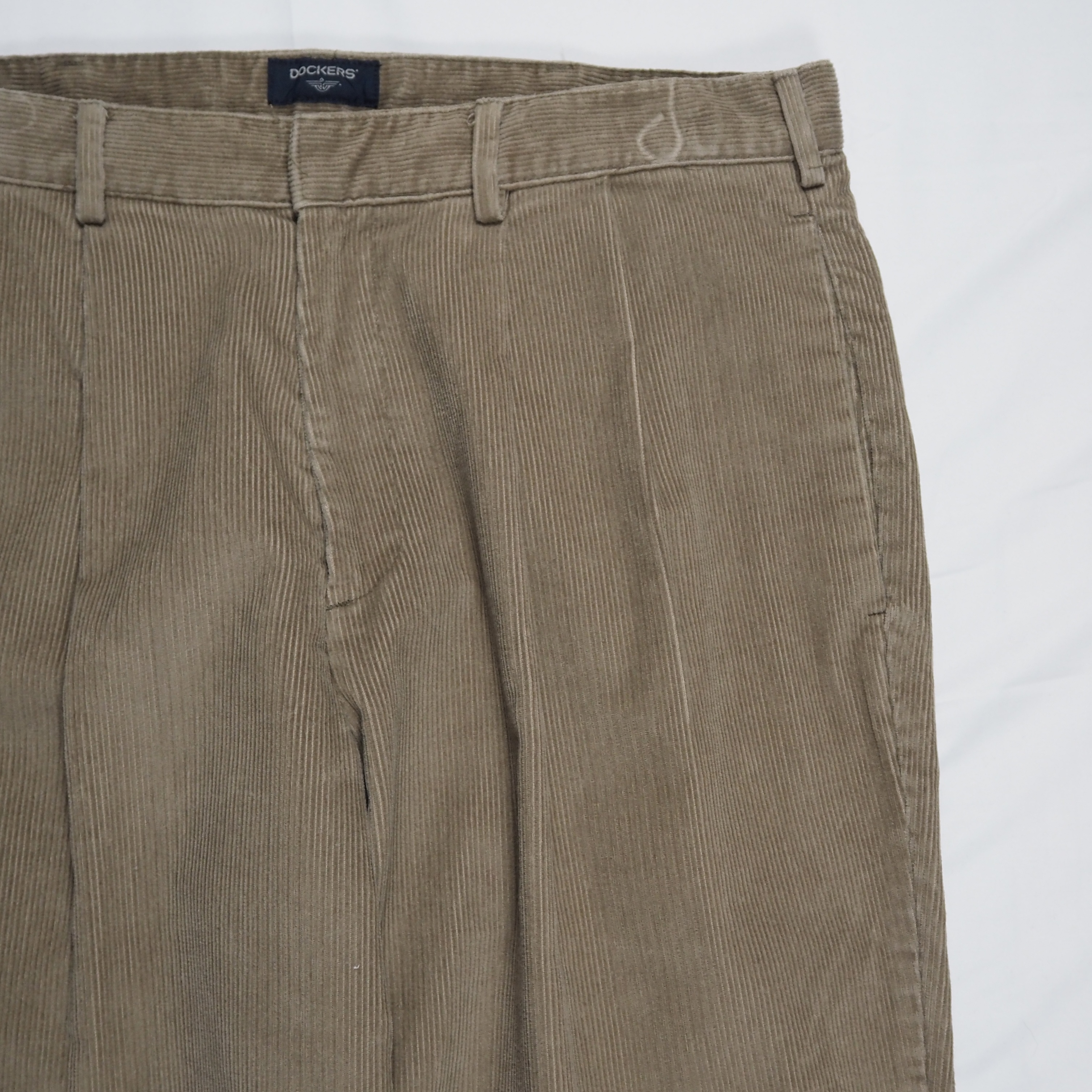 Dockers コーデュロイパンツ 細畝 ブラウン 34×32 の画像 3
