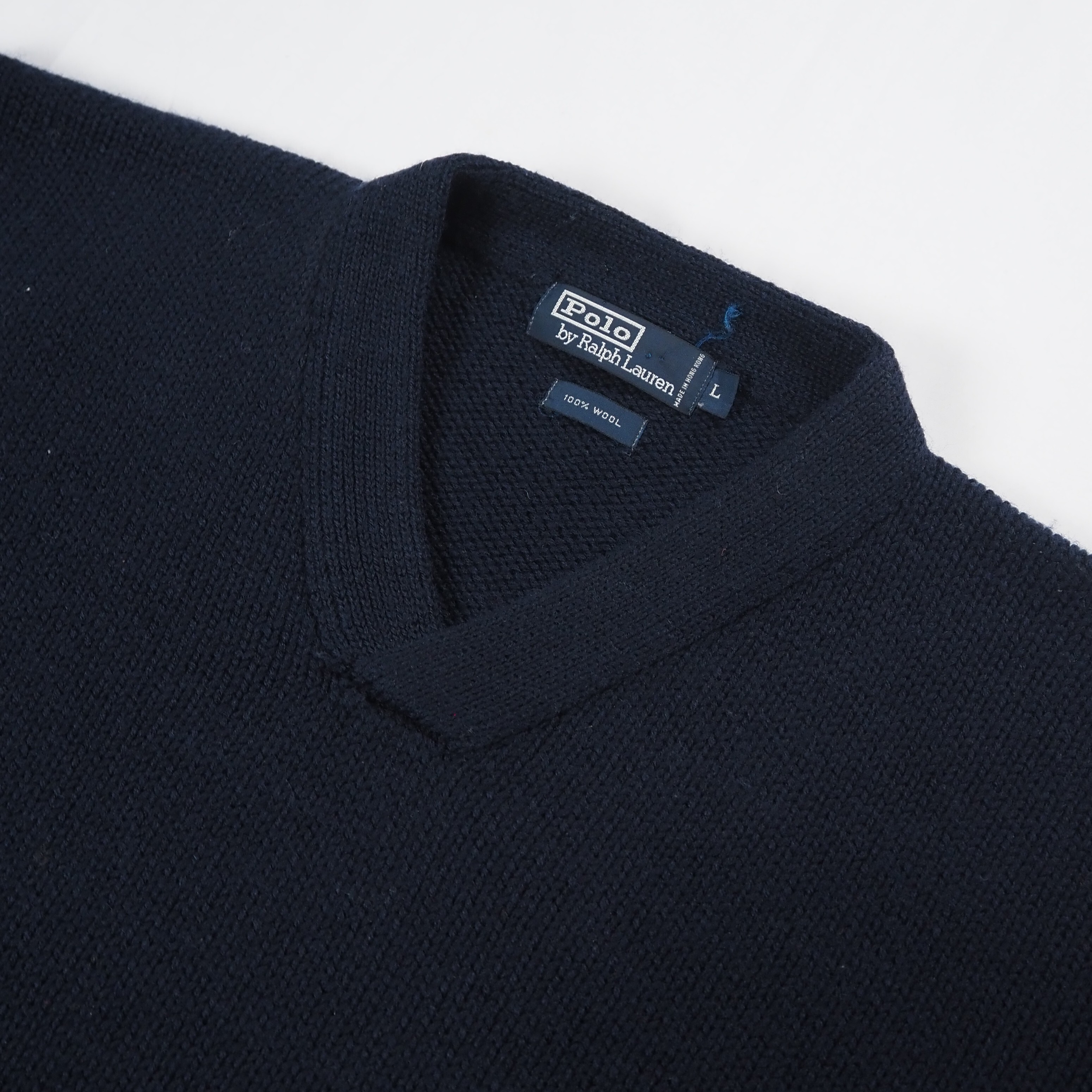【9/23 20:00入荷】90's Ralph Lauren ウールニット Lサイズ グッドコンディション の画像 5