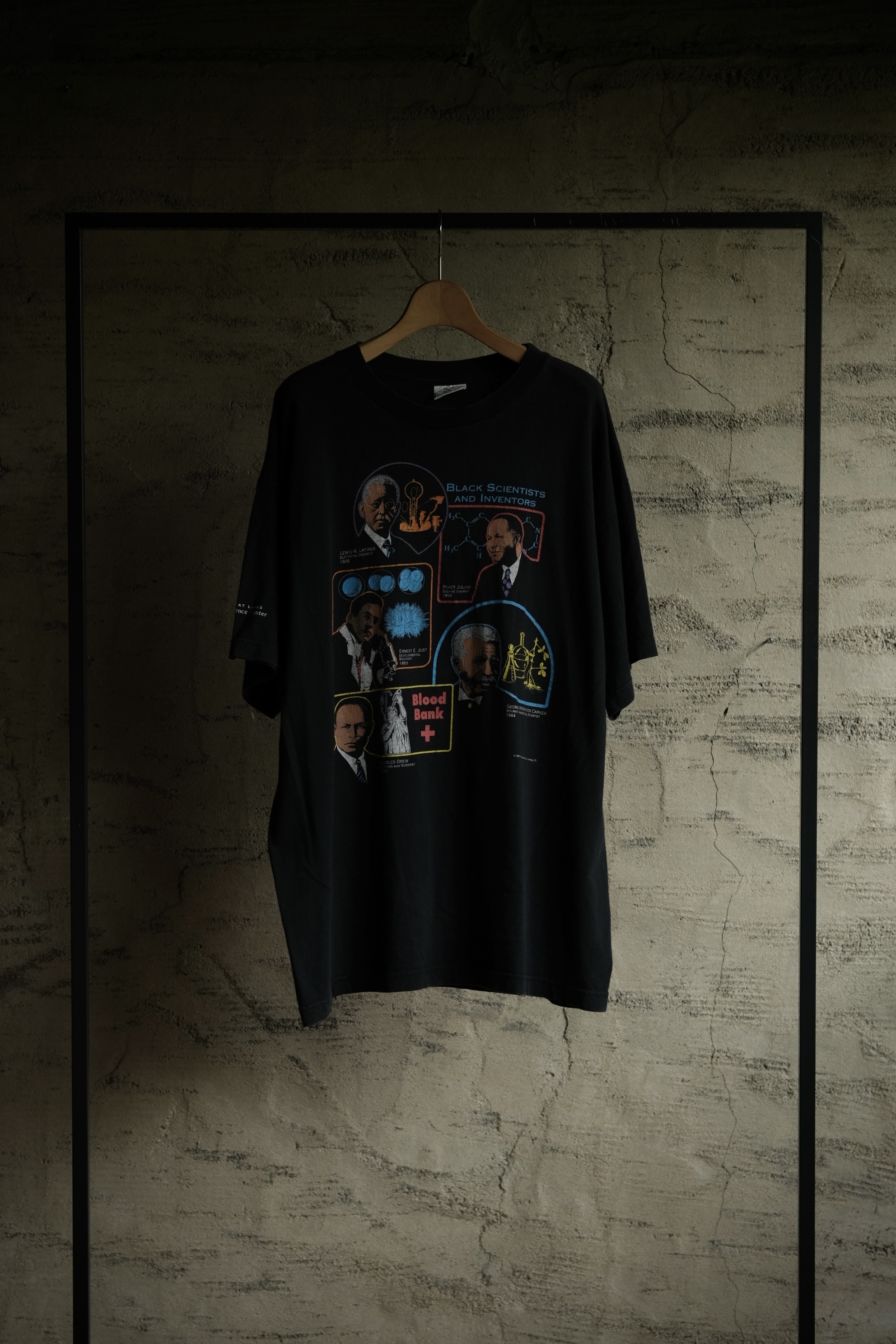 Utah/90's "Black Scientists and Inventors" print tee shirt