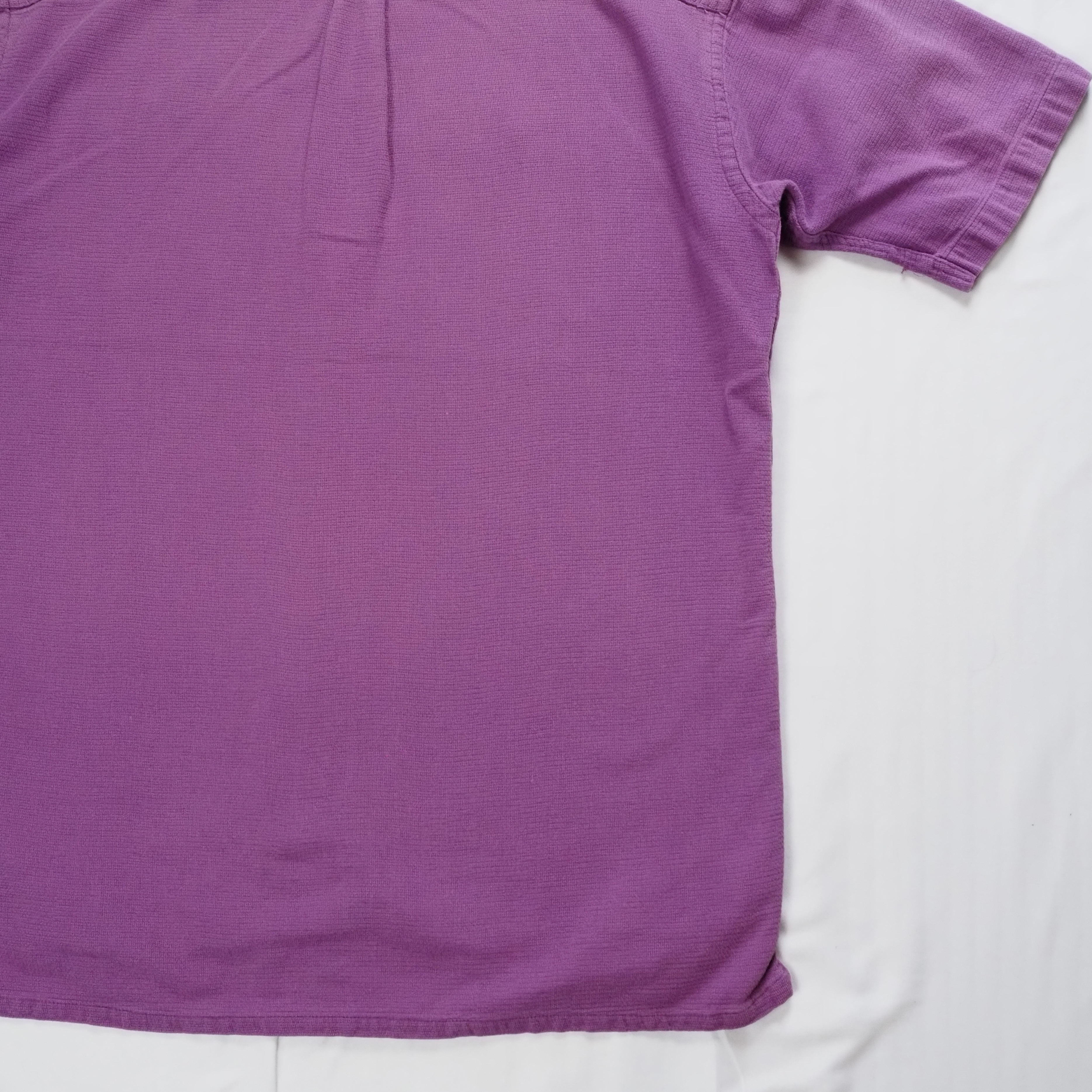 90’s L.L. Bean コットンシャツ パープル Mサイズ の画像 14