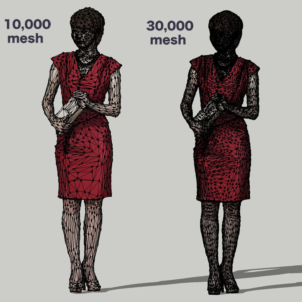 SketchUp素材 3D人物モデル ( Posed ) 023_Haru - 画像3