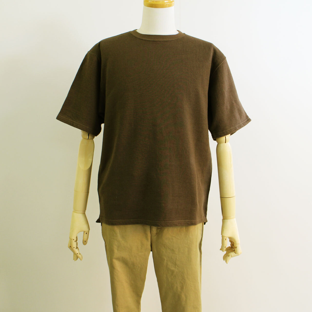 Comm Arch コム アーチ Li Co Sweat S S リネンコットン吊り編み 半袖スウェット メンズ サイズ3 Escargot Circus