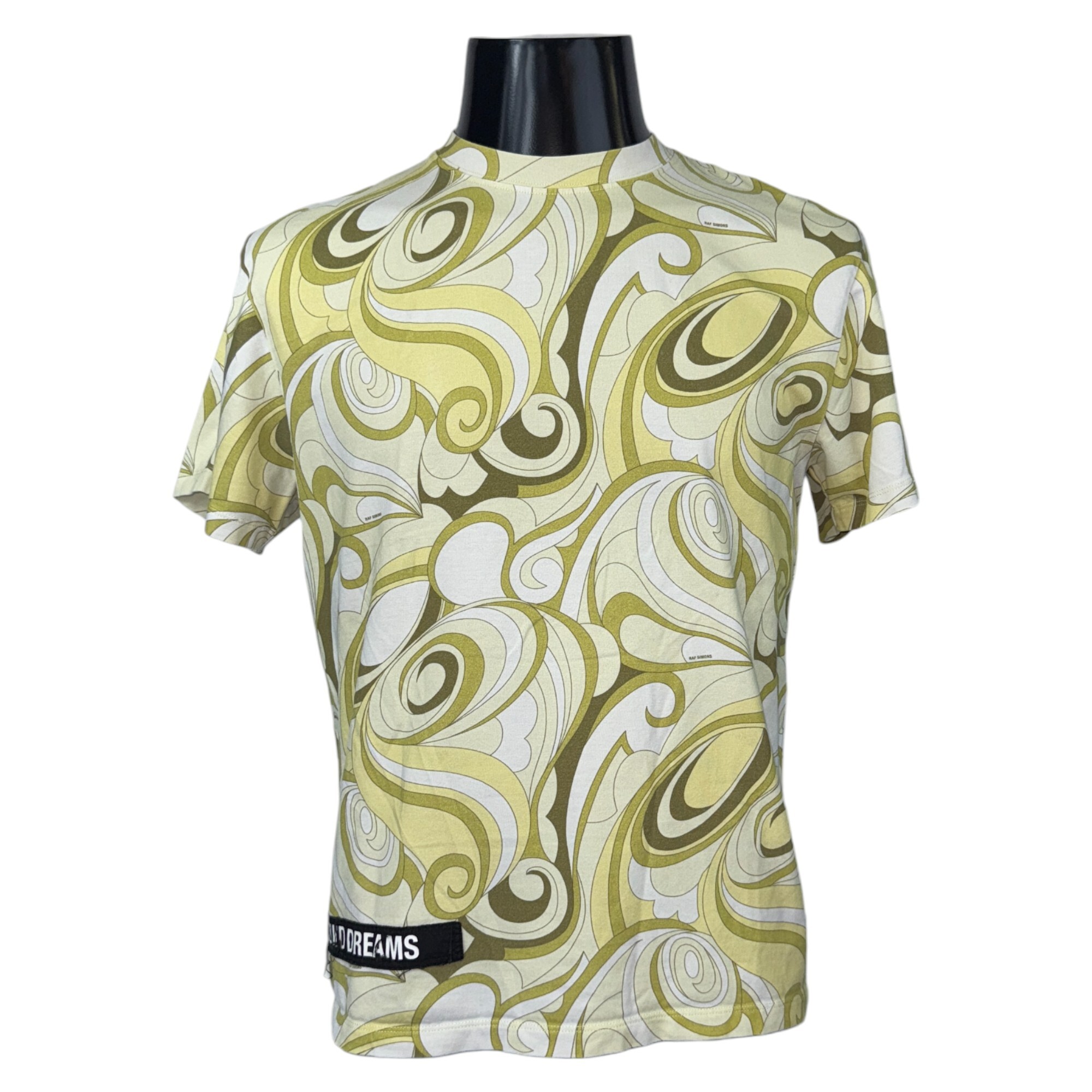 【RAF SIMONS】ラフシモンズ 21SS アブストラクトアートプリント Tシャツ S