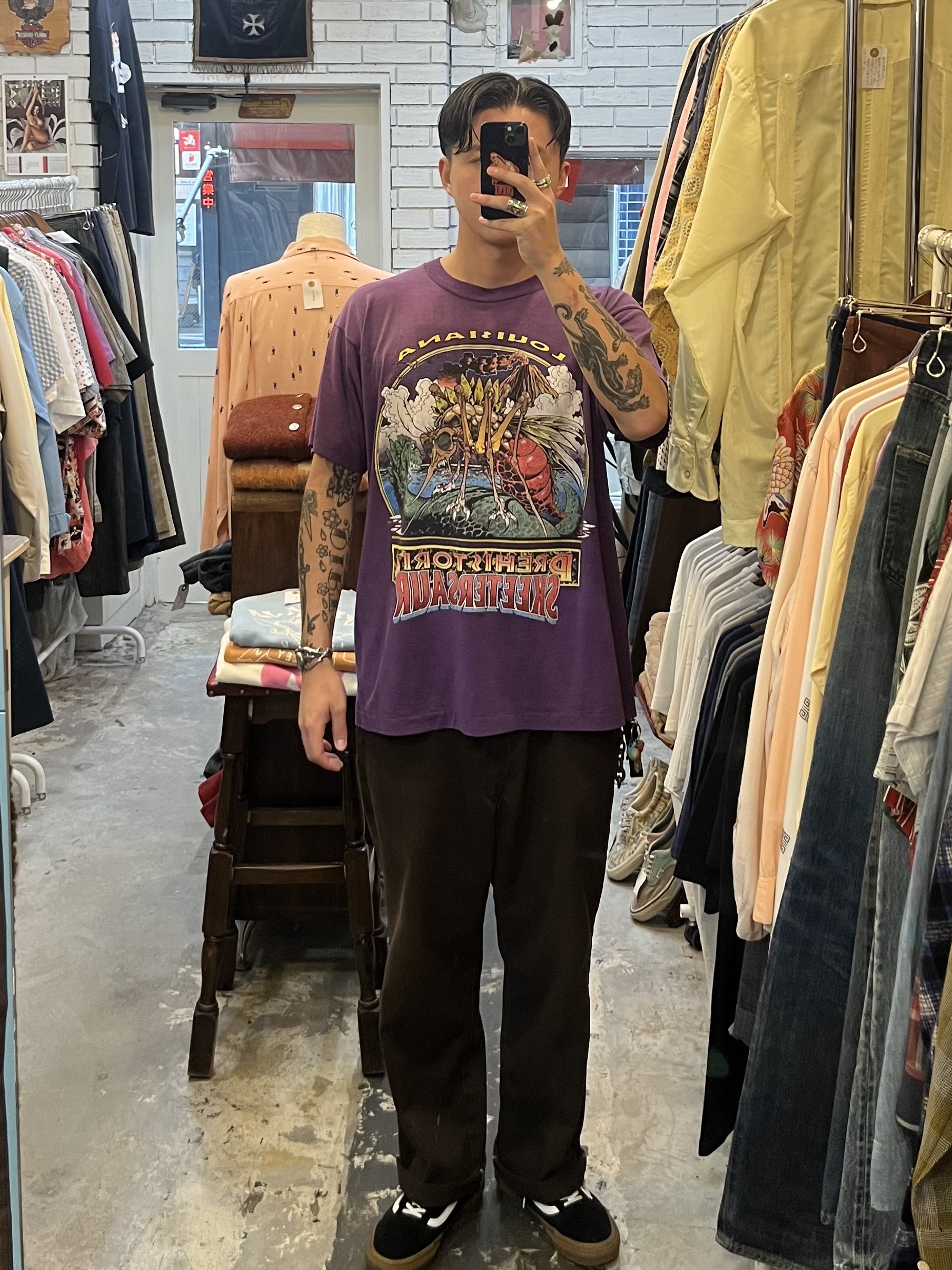90’s 蚊Tシャツ パープル XL の画像 4