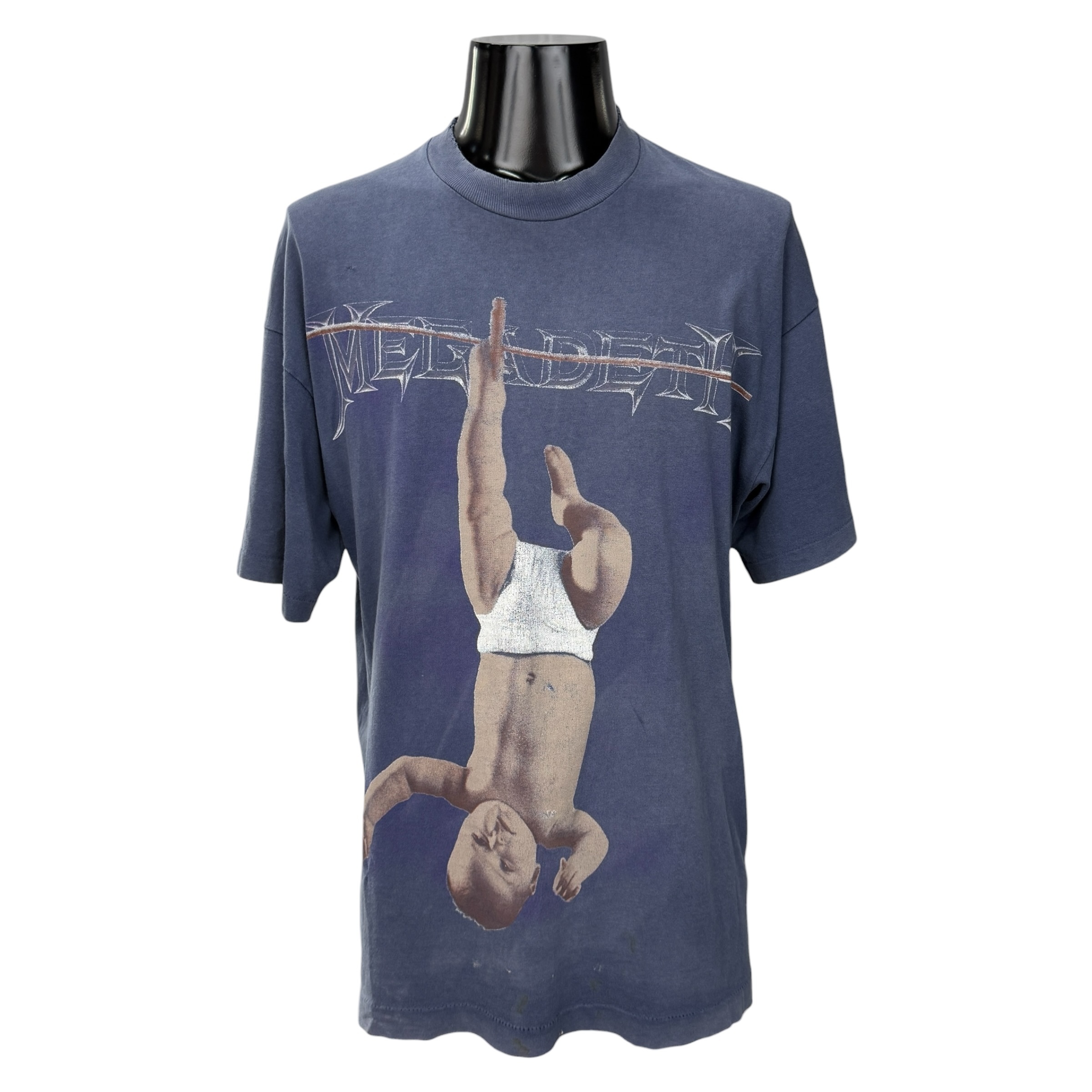 【MEGADETH】メガデス “YOUTHANASIA” NAVY 90s Vintage Tシャツ