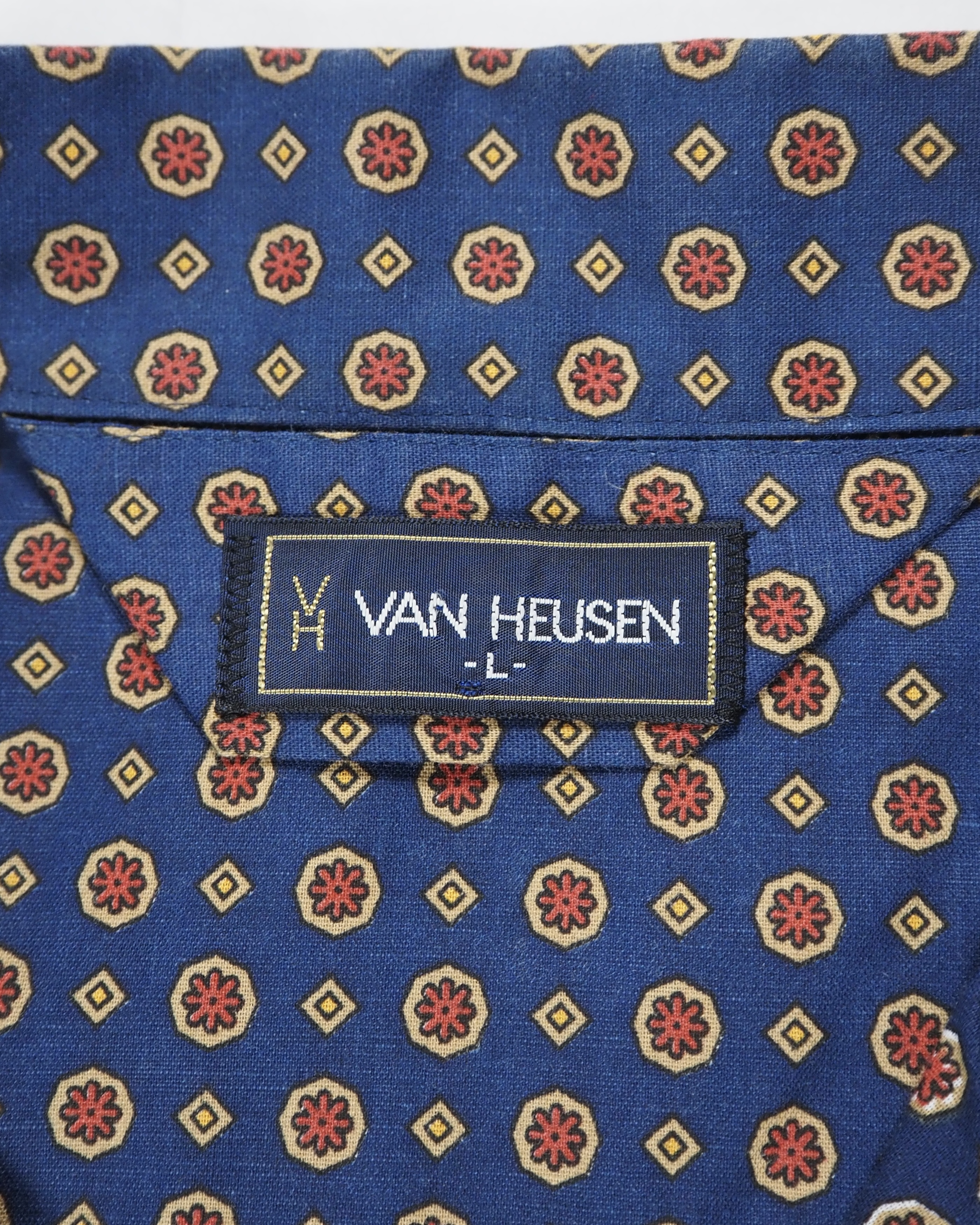 【VCM入荷】70’s Van Heusen パジャマシャツ Lサイズ の画像 4