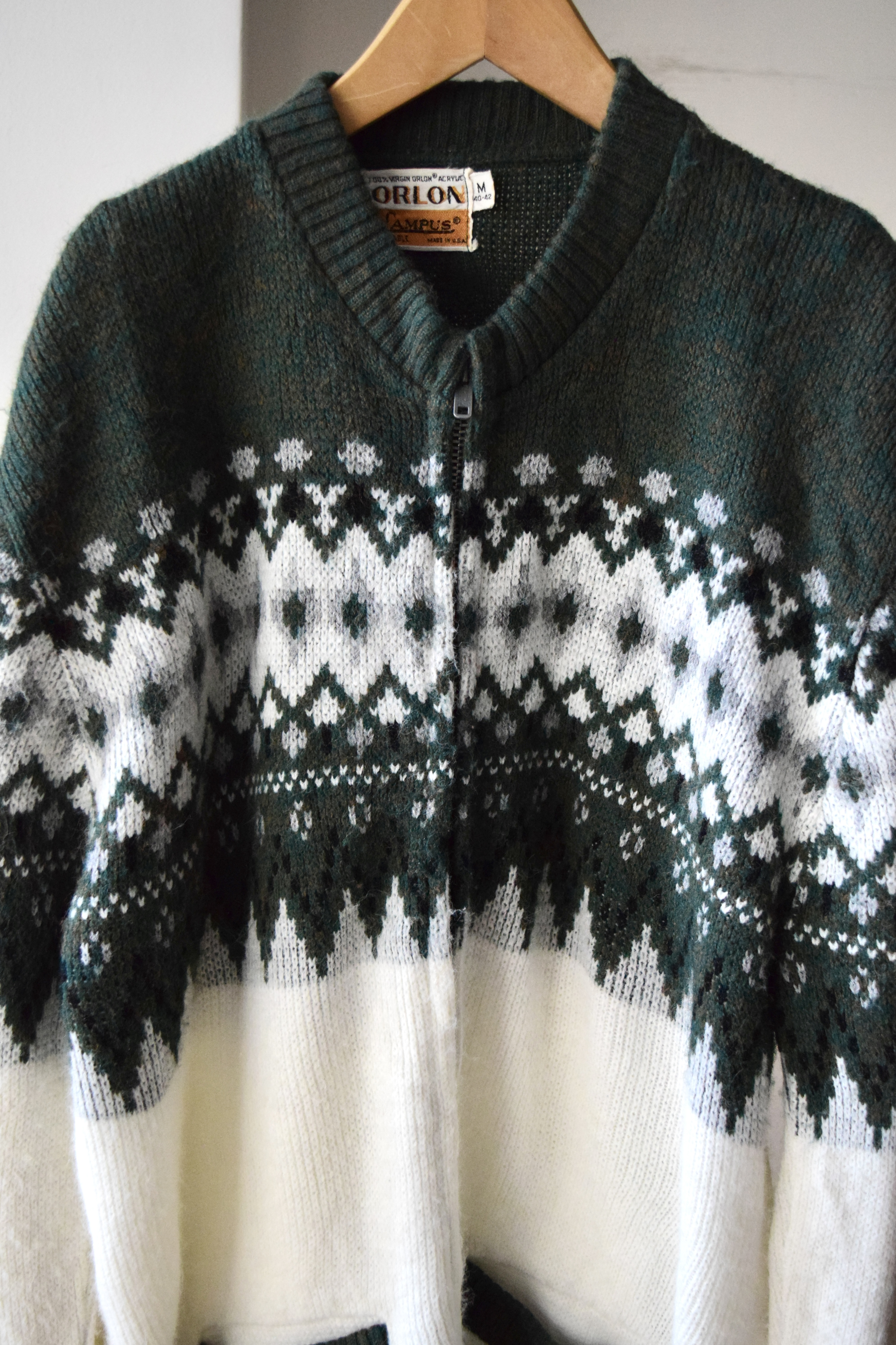 1960s CAMPUS Zip cardigan の画像 7