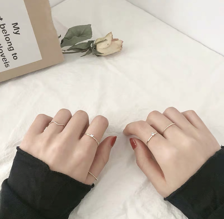 予約商品 シンプルファランジリング 全２色 Ep Luxe