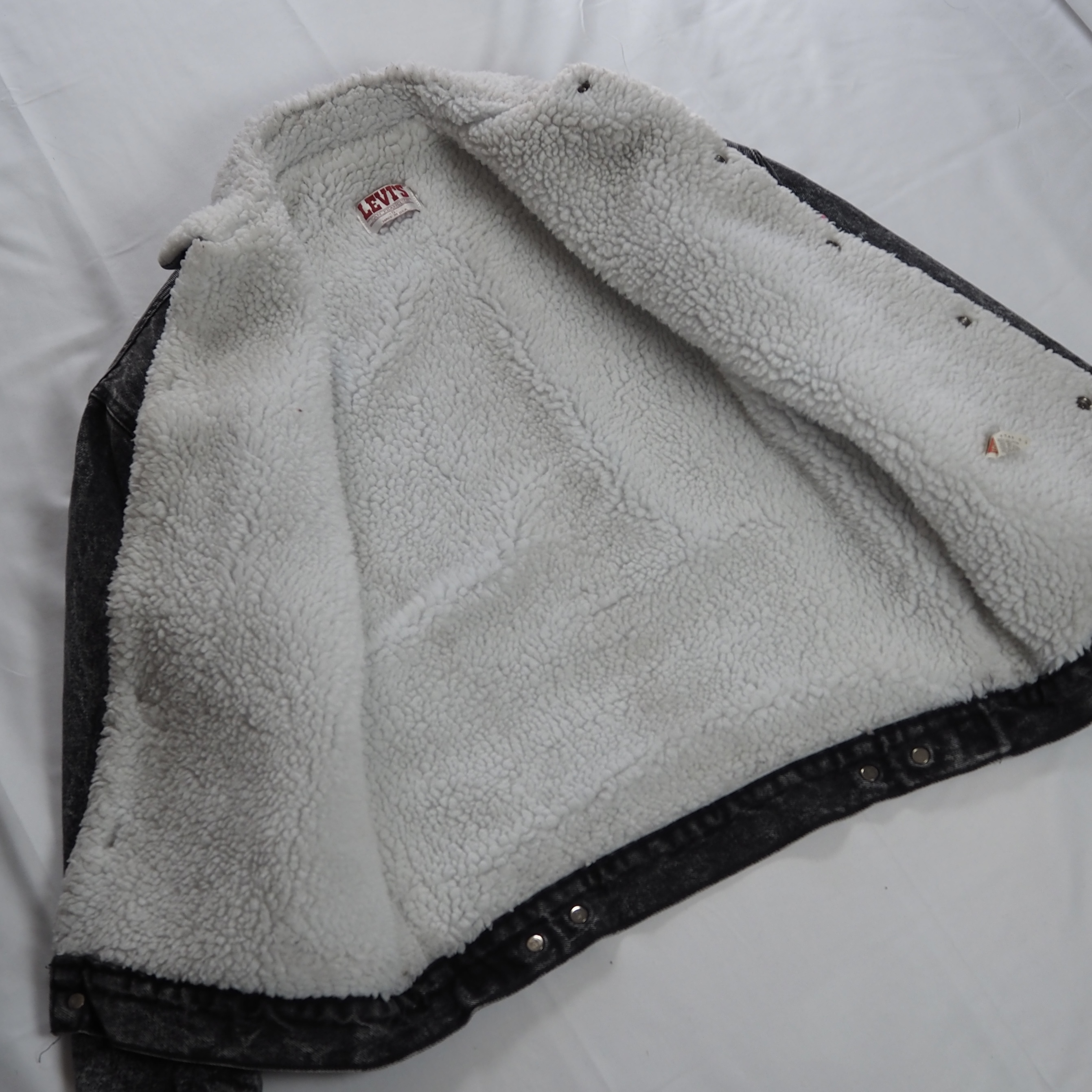 80’s Levi’s ボアジャケット ブラック Sサイズ の画像 4