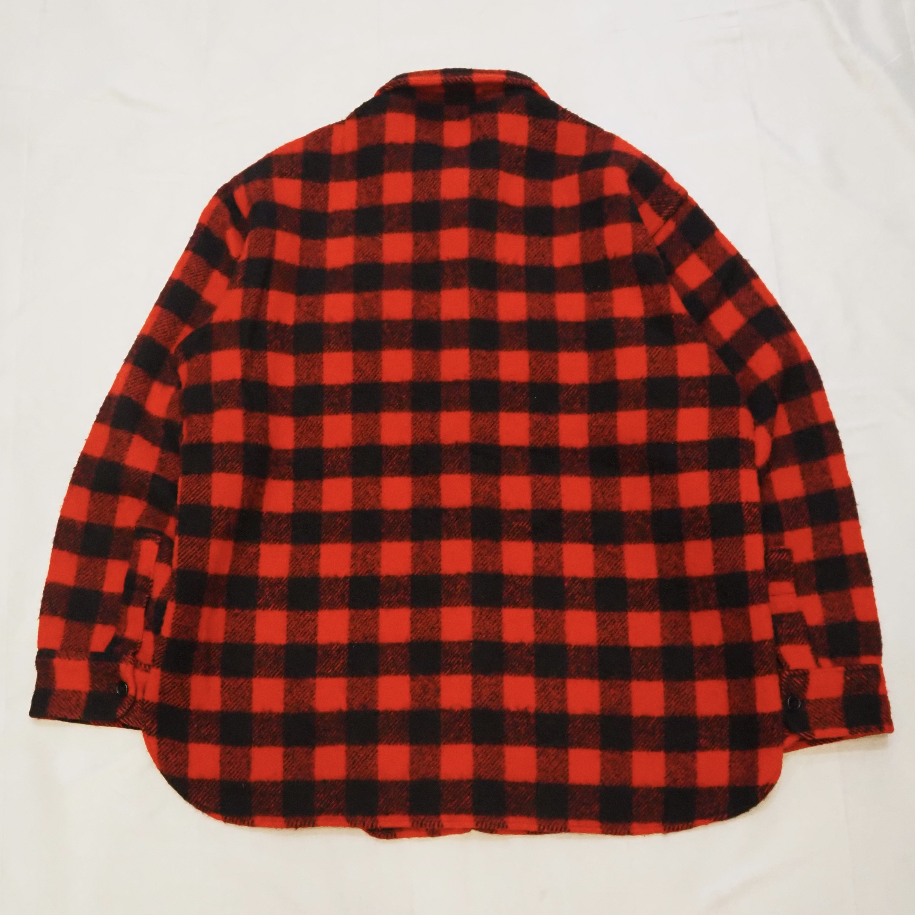 80’s Woolrich ウールシャツ バッファローチェック Lサイズ の画像 10