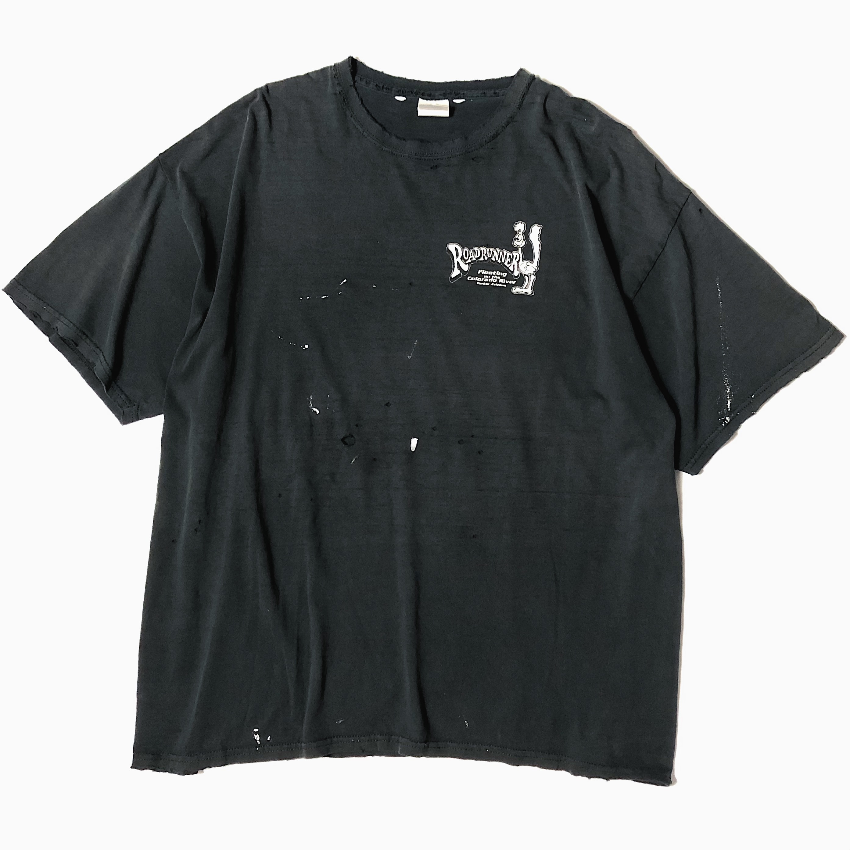 Y2K【GILDAN】"ROAD RUNNER" Grunge T-shirt の画像 2
