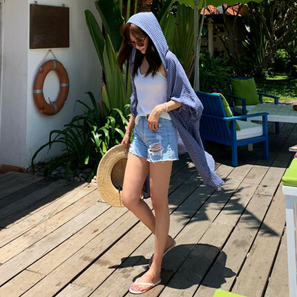 パーカー レディース ロングカーディガンレディース フード付き 夏 レディースカーディガン 大きいサイズレディースカーディガン ロングカーディガン 大きいサイズレディース夏 リゾート ギンガムチェック Uv対策 春夏 S M L Xl Viento