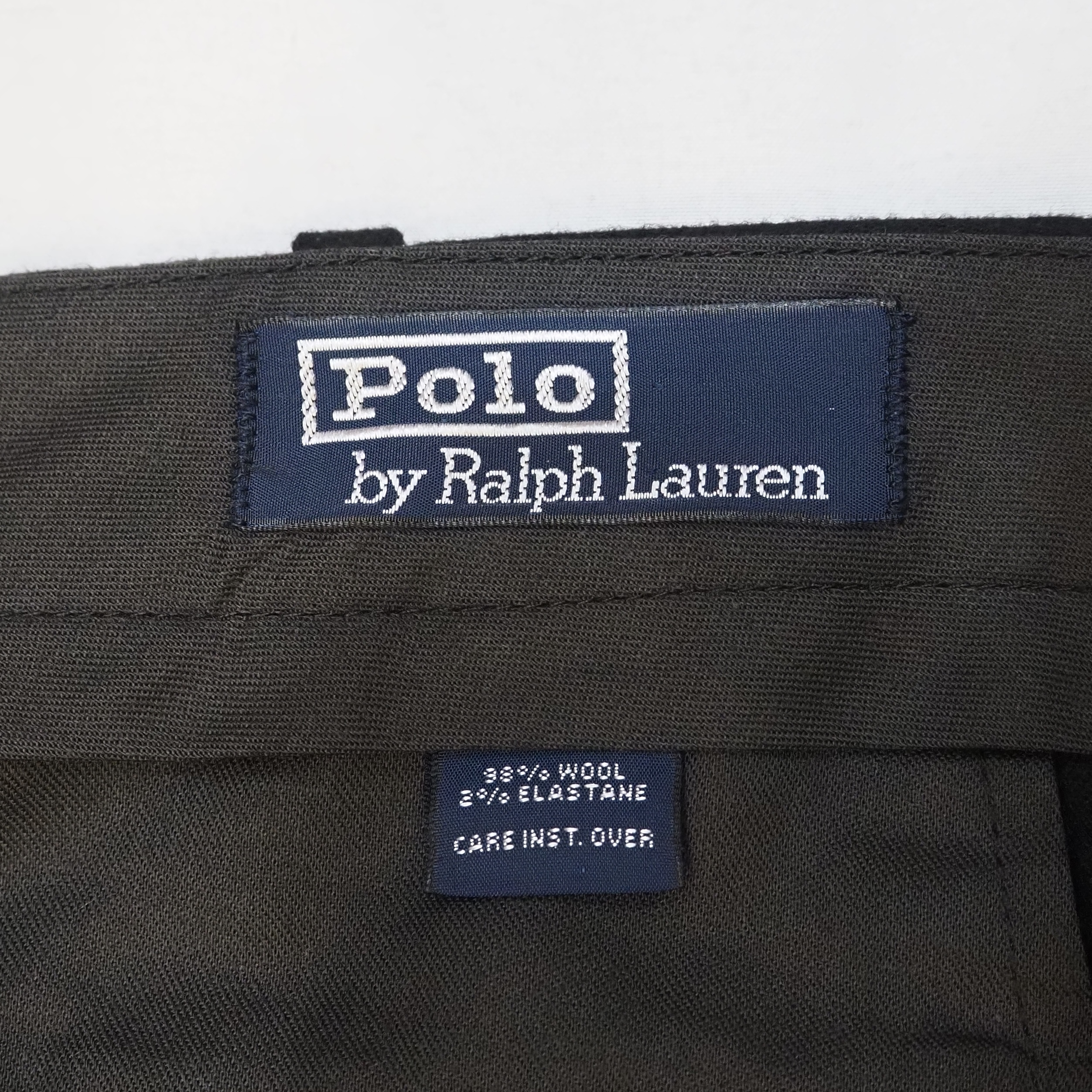 90’s Ralph Lauren Wool Slacks “Black” の画像 7
