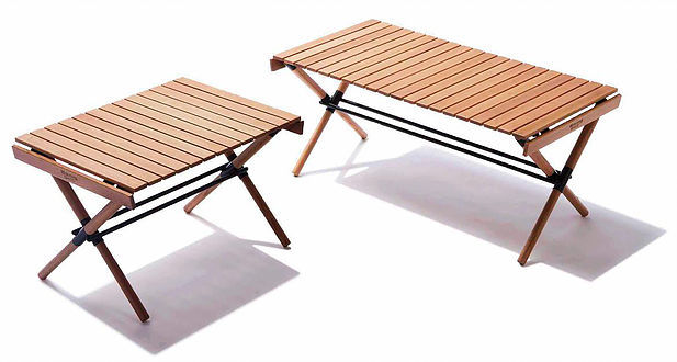 HangOut(ハングアウト) ポール ローテーブル POL-T90 折り畳み 木製 ウッド テーブル コンパクト 持ち運び 収納 アウトドア