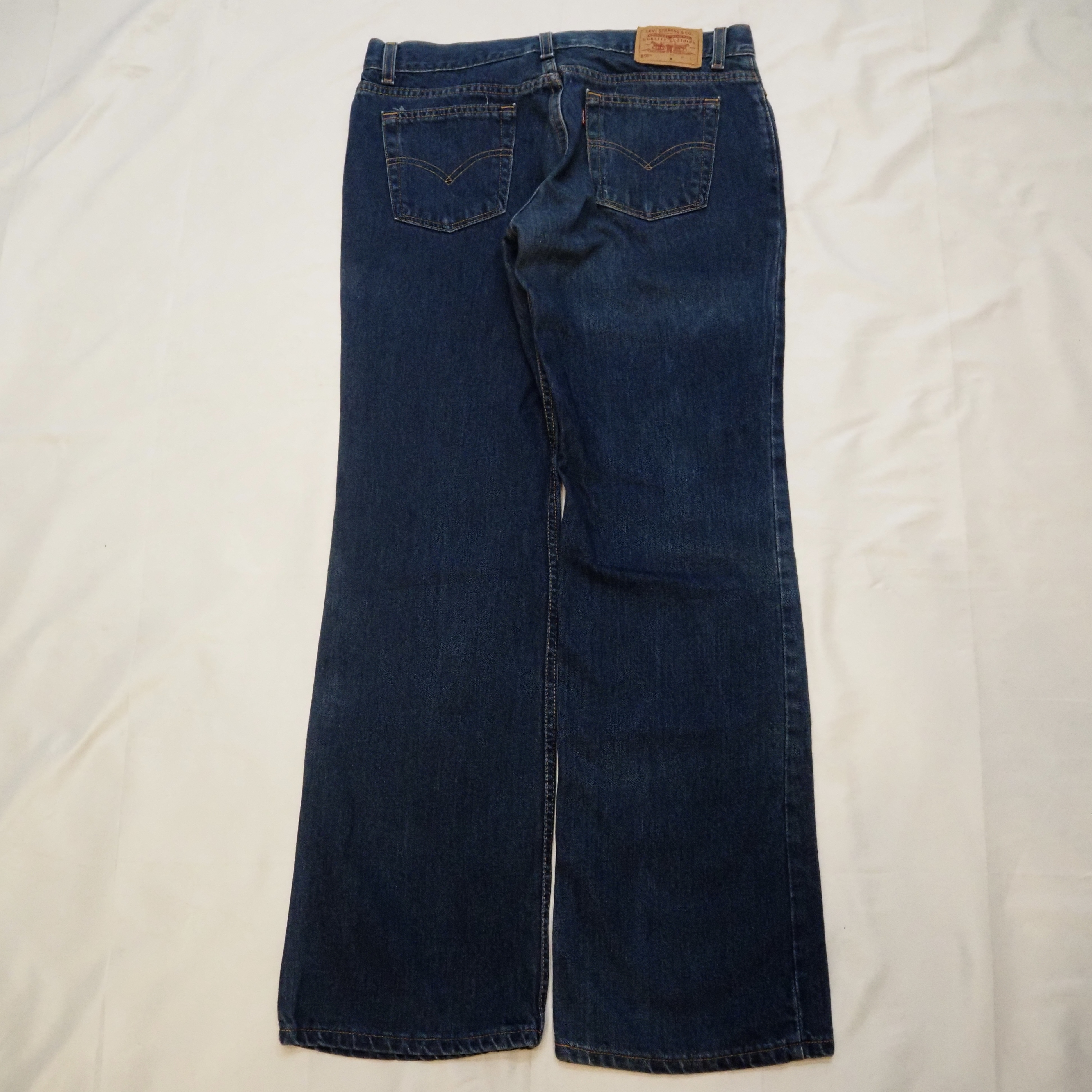 【濃紺】90’s Levi’s 518 Blue Denim の画像 11