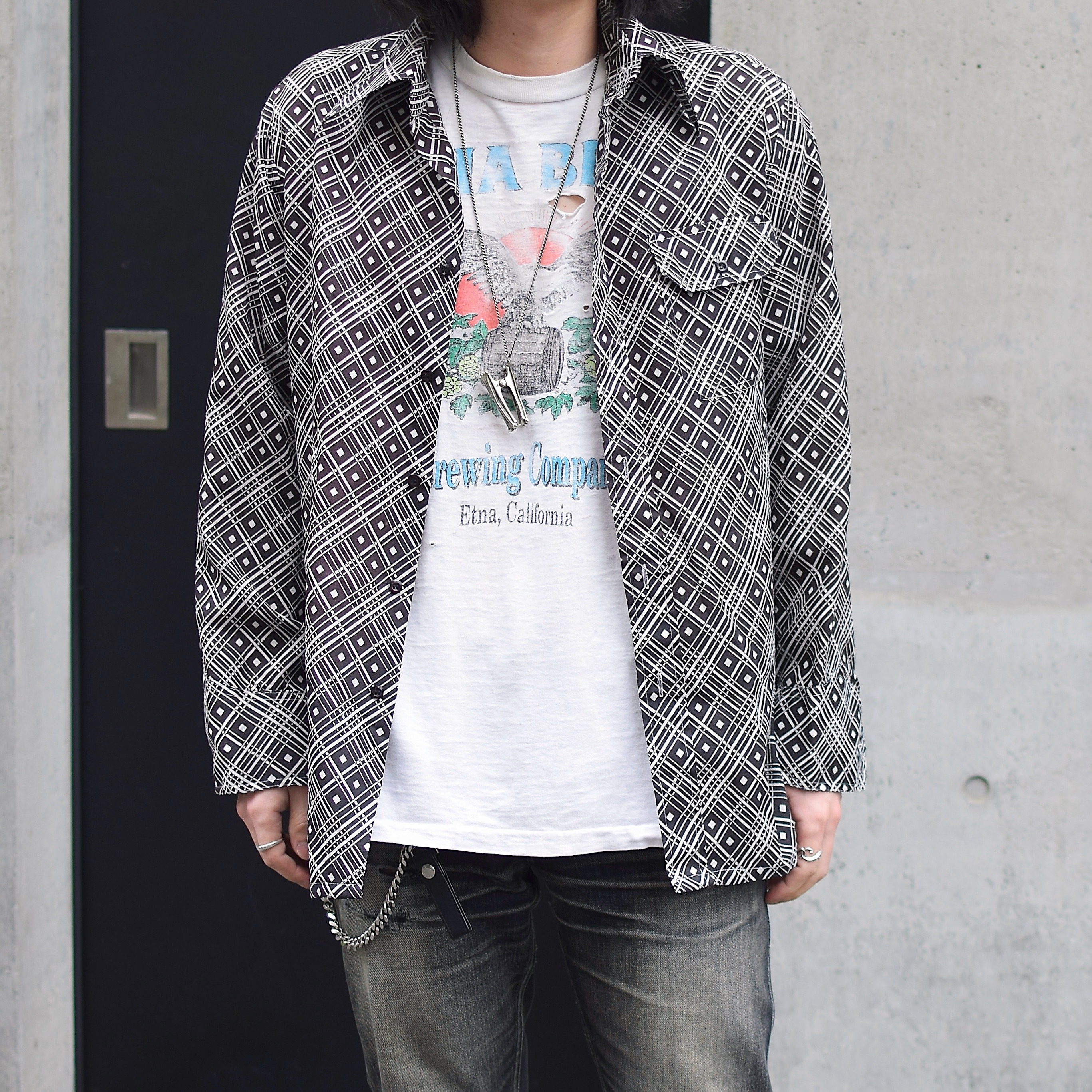 Vintage 70's Polyester Shirt の画像 3