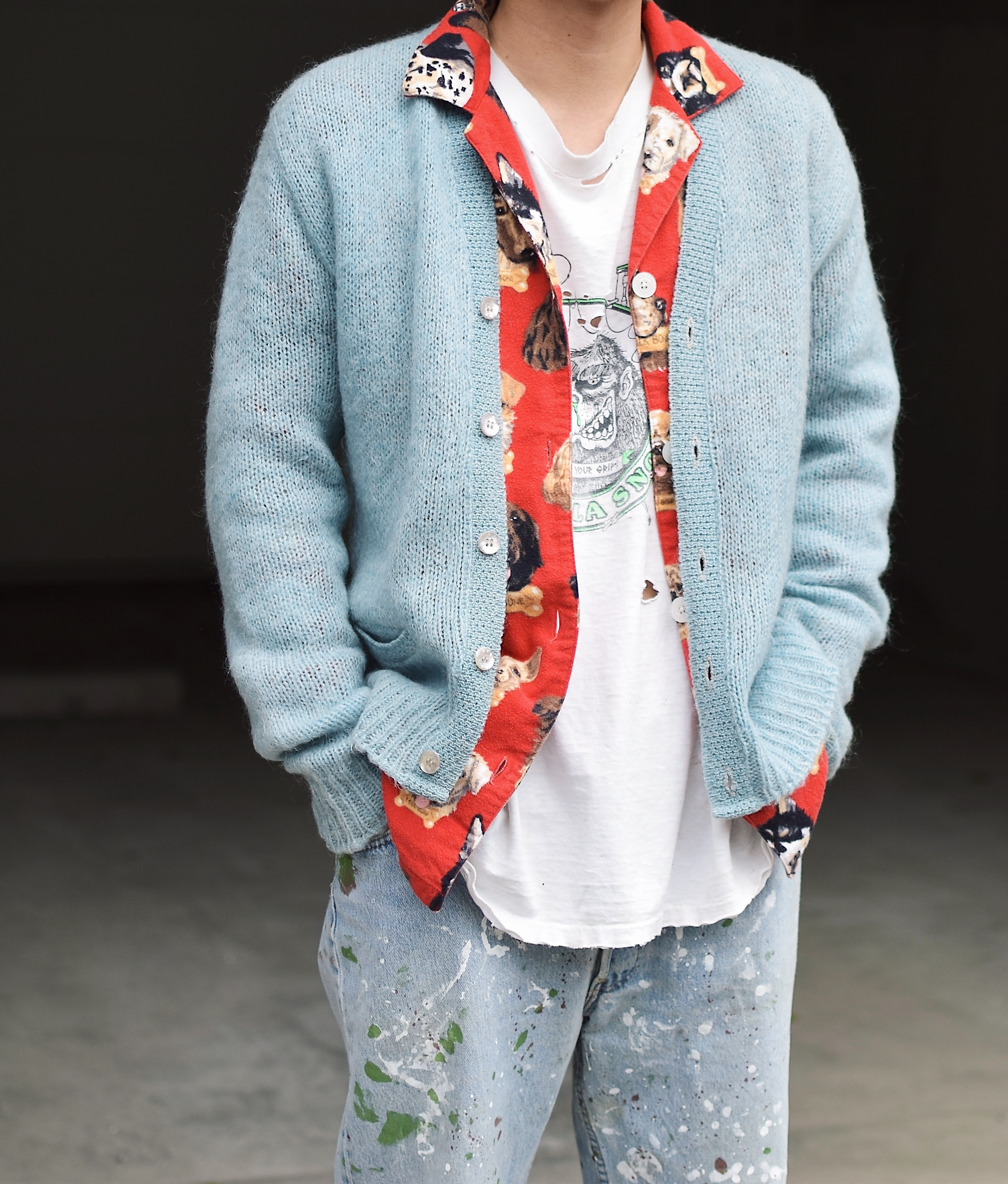 Y2K【Nick&Nora】"Dog" Pajama Shirt の画像 4