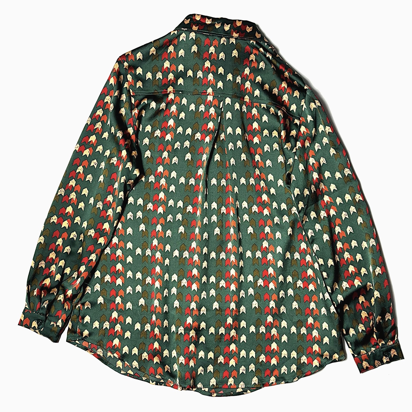 Vintage Patterned  Pajama Set-up の画像 3