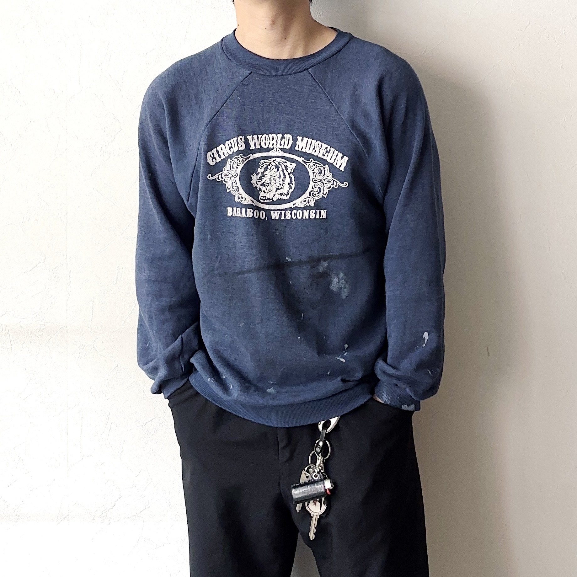 Vintage 70's【Healthknit】"CIRCUS WORLD MUSEUM" Grunge Sweat の画像 3