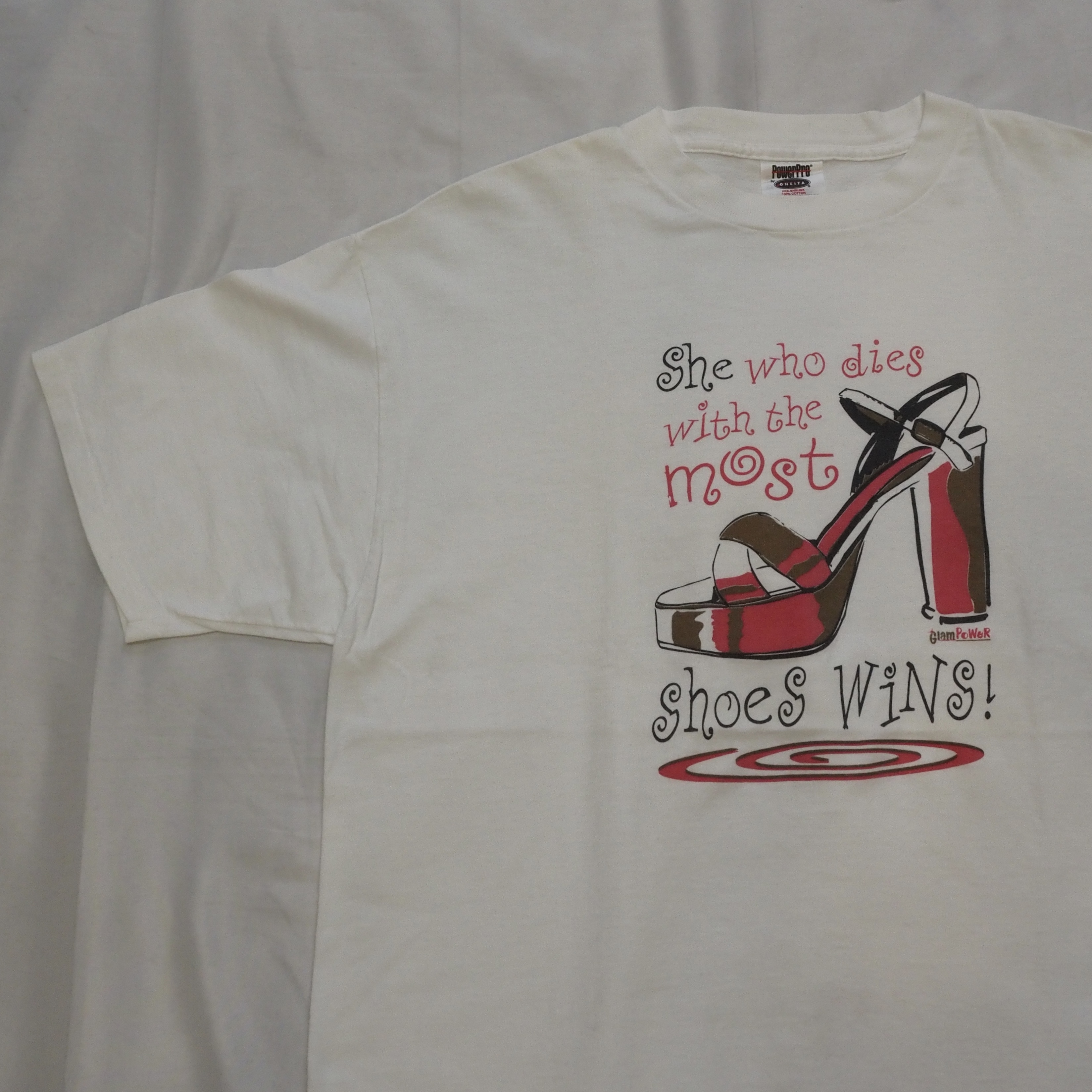 90’s Oneita ハイヒールTシャツ の画像 2