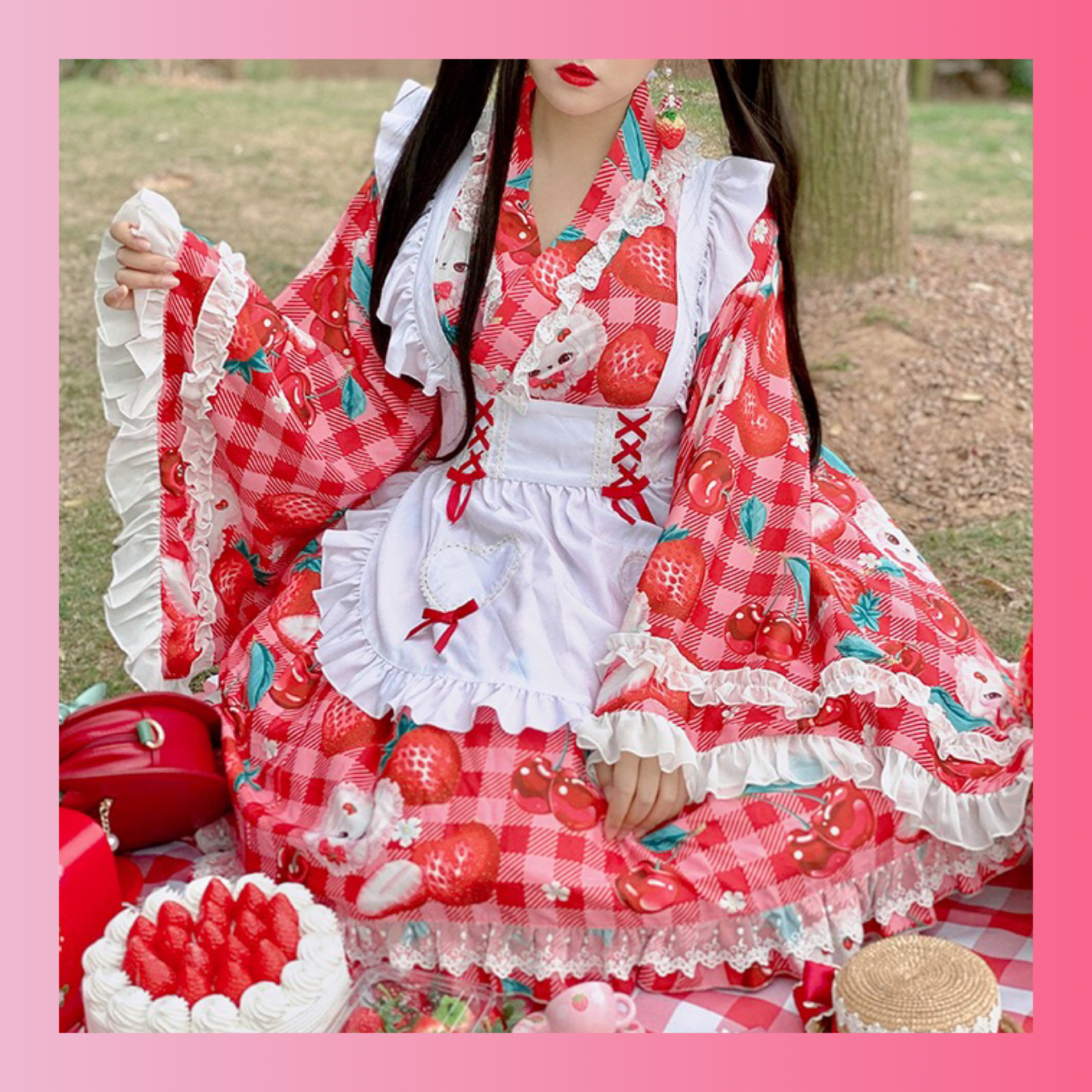 お取り寄せ 和風 ベリー 兎 メイド服 Louis Lover