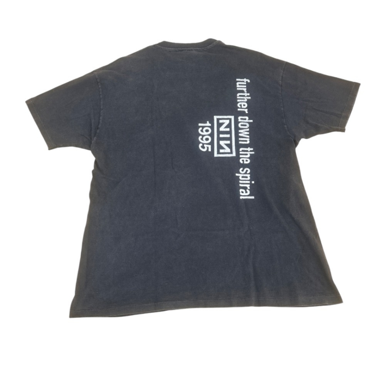 90s Nine Inch Nails “Further Down The Spiral” Vintage Band T-Shirt XL の画像 2