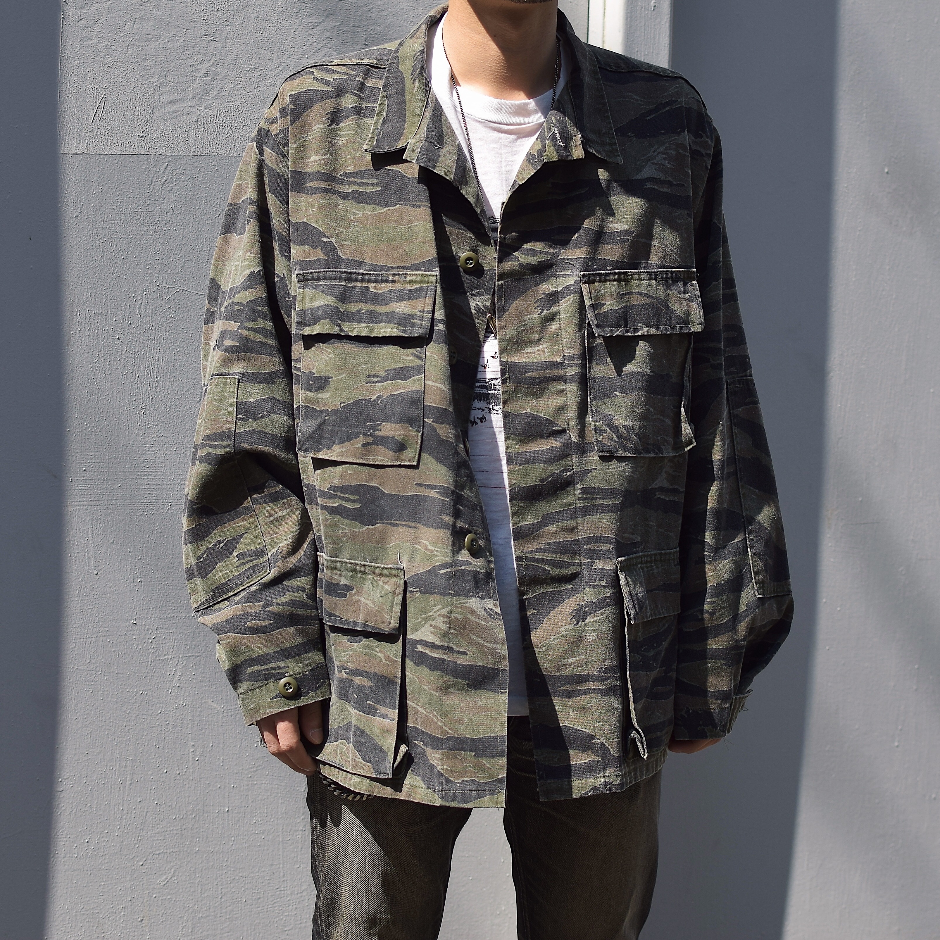 Vintage 70's Tiger Camo BDU Jacket の画像 3