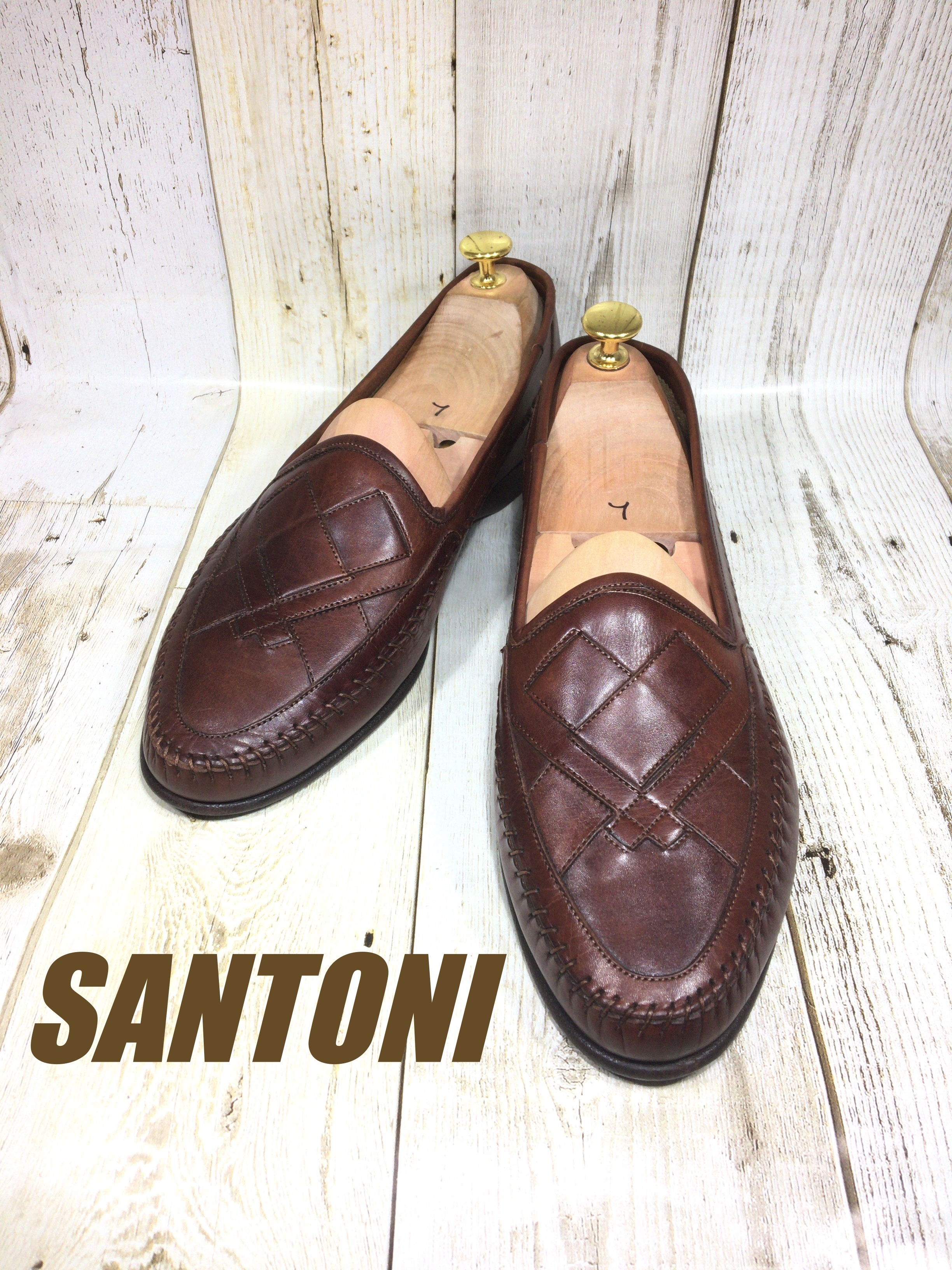 Santoni サントーニ ローファー US9 27cm | 中古靴・革靴・ブーツ通販専門店 DafsMart ダフスマート Online Shop