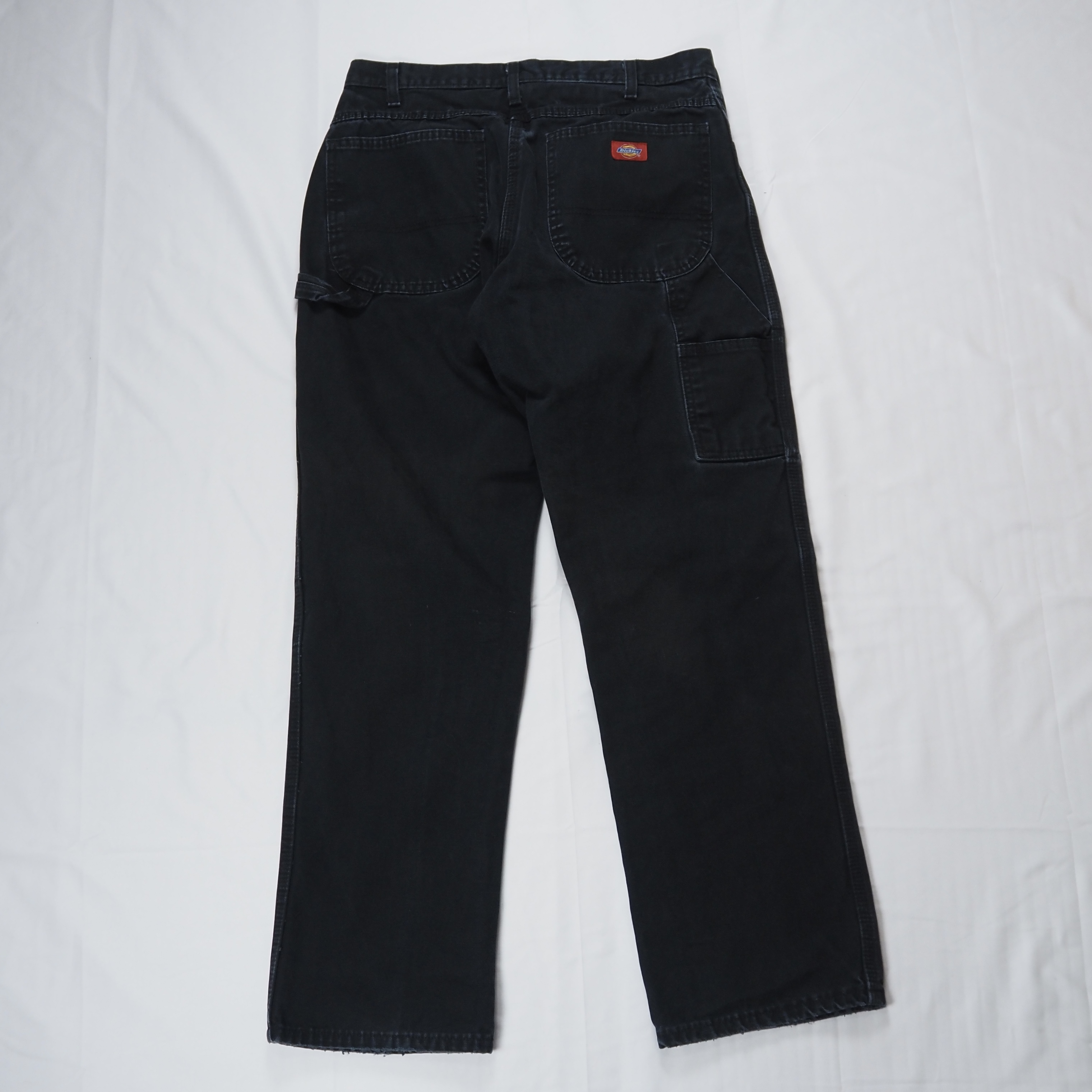 00’s Dickies ダックワークパンツ ブラック 実寸約32×31 の画像 10