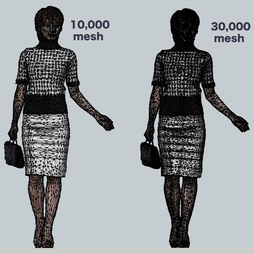 SketchUp素材 3D人物モデル ( Posed ) 025_Haru - 画像3