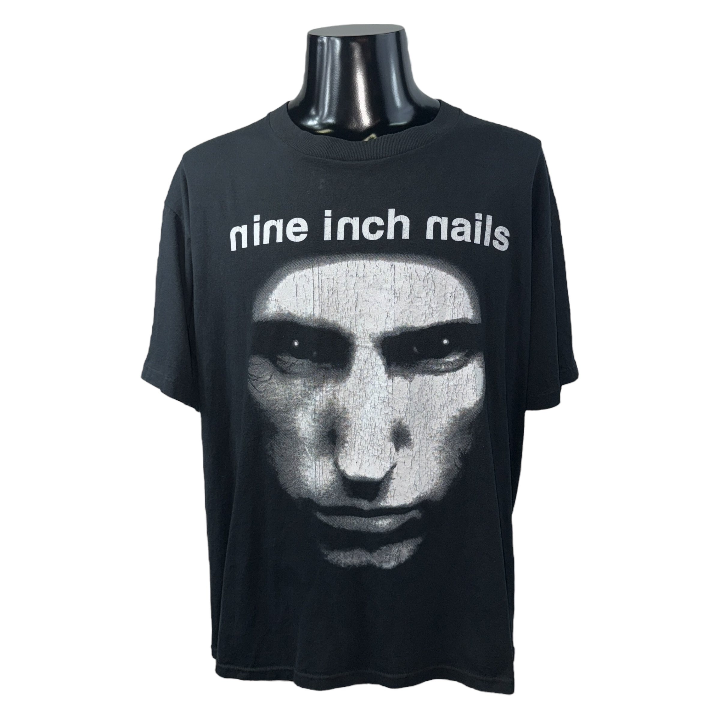 【NINE INCH NAILS】ナイン・インチ・ネイルズ デヴィッド・ボウイ DAVID BOWIE THE OUTSIDE TOUR 1995 Vintage Tシャツ XL