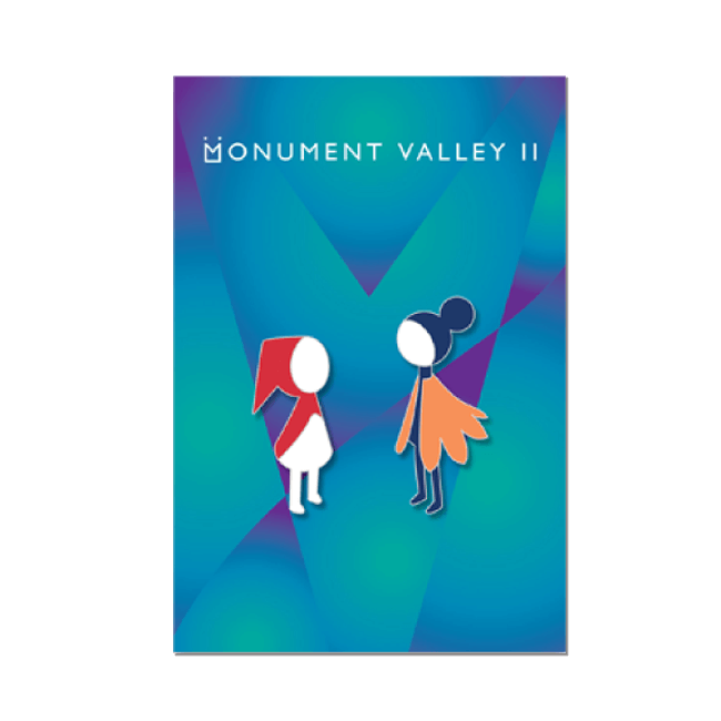【Monument Valley 2(モニュメント・バレー 2)】ロー&娘 ピンバッジセット - 画像1