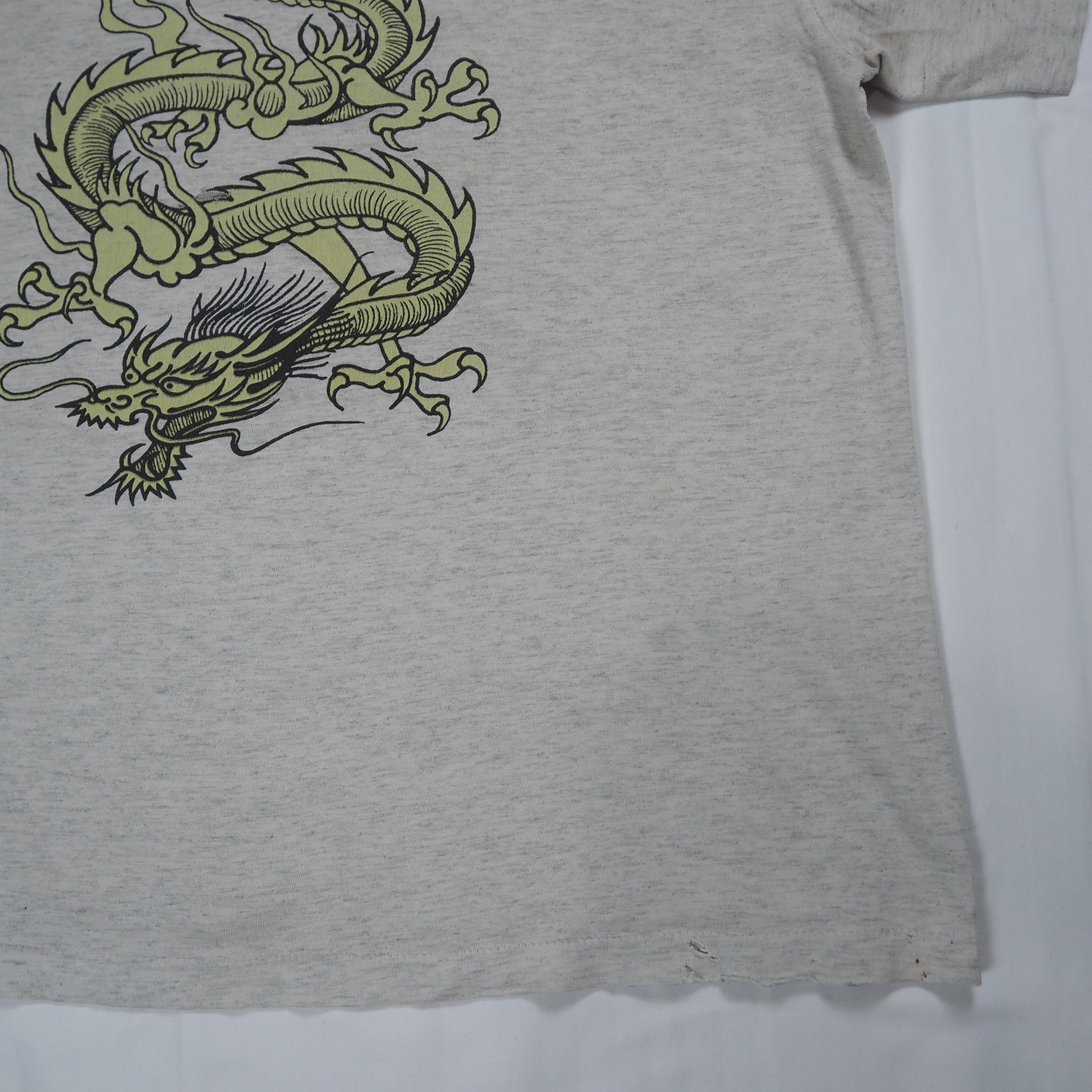 80’s OLD STUSSY ドラゴン グレー の画像 6