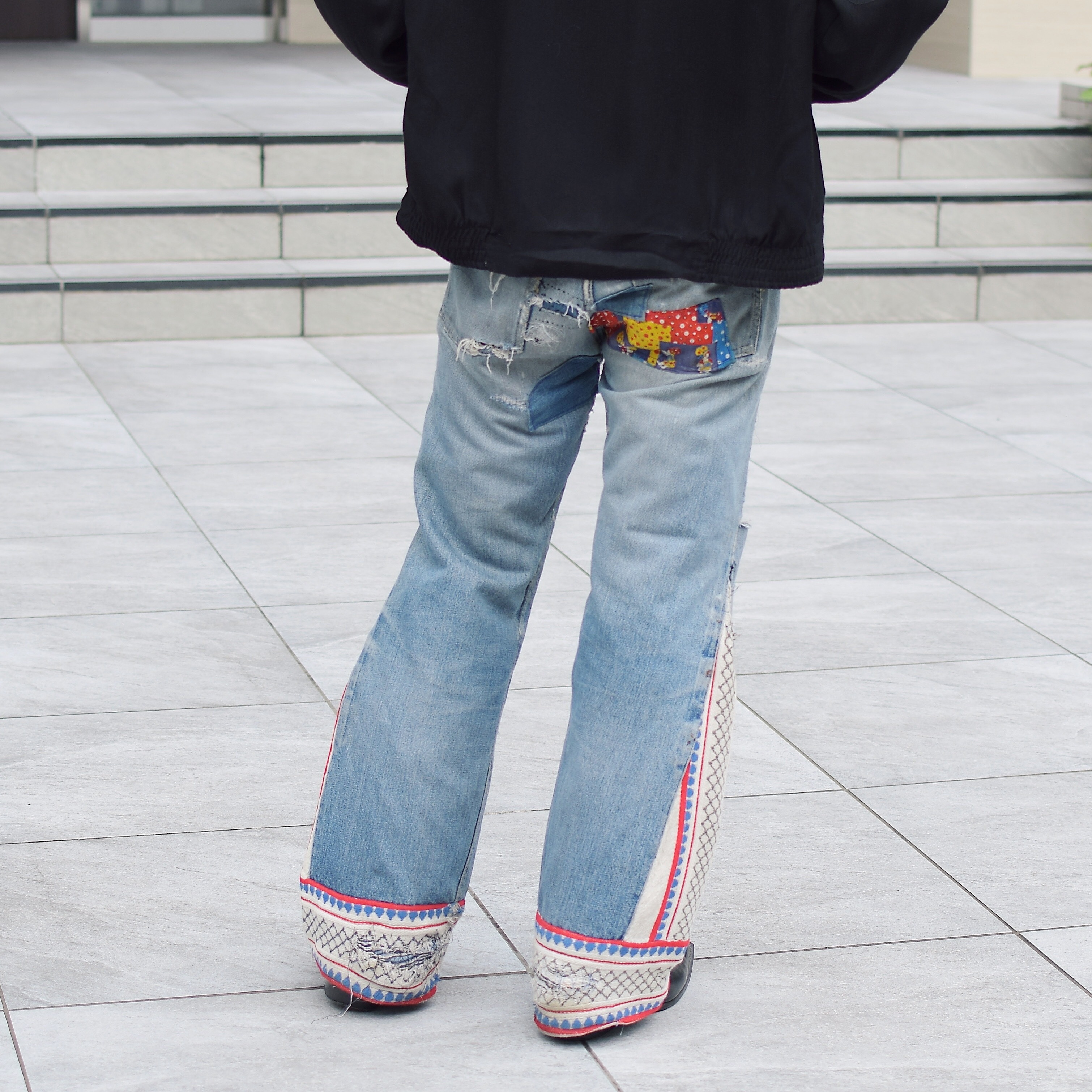 Vintage 60's【Levi's】Big E Hippie Flare Denim Pants の画像 4