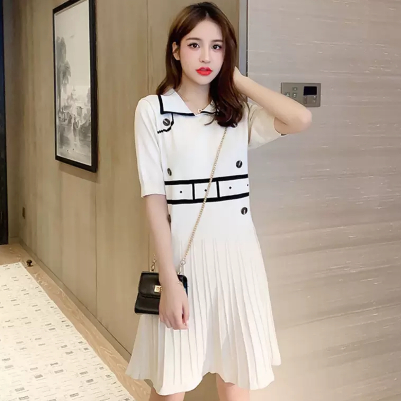 配色ワンピース Sugardrug シュガードラッグ 量産型系セレクトショップ通販