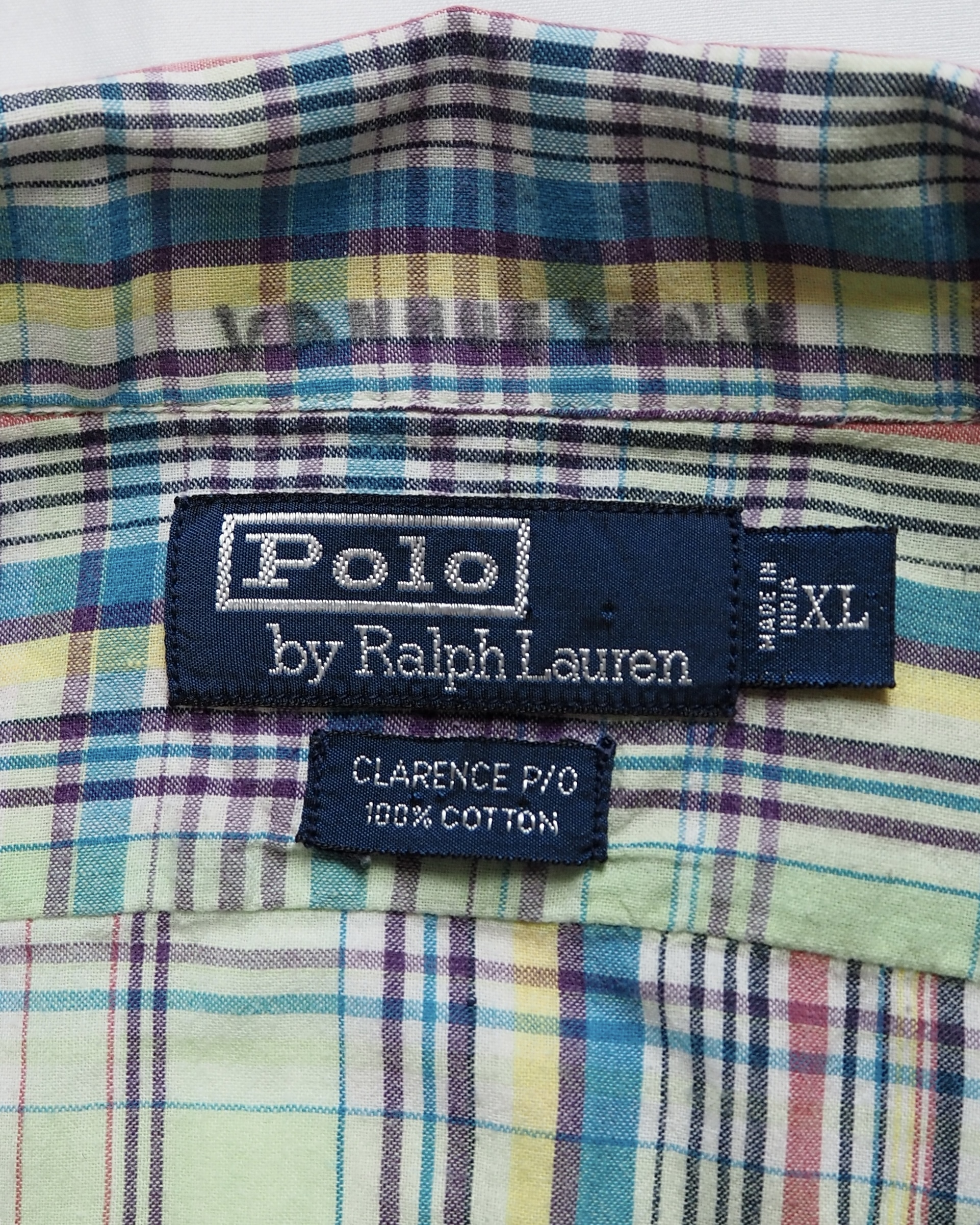 90’s Ralph Lauren コットンプルオーバーシャツ XL の画像 9