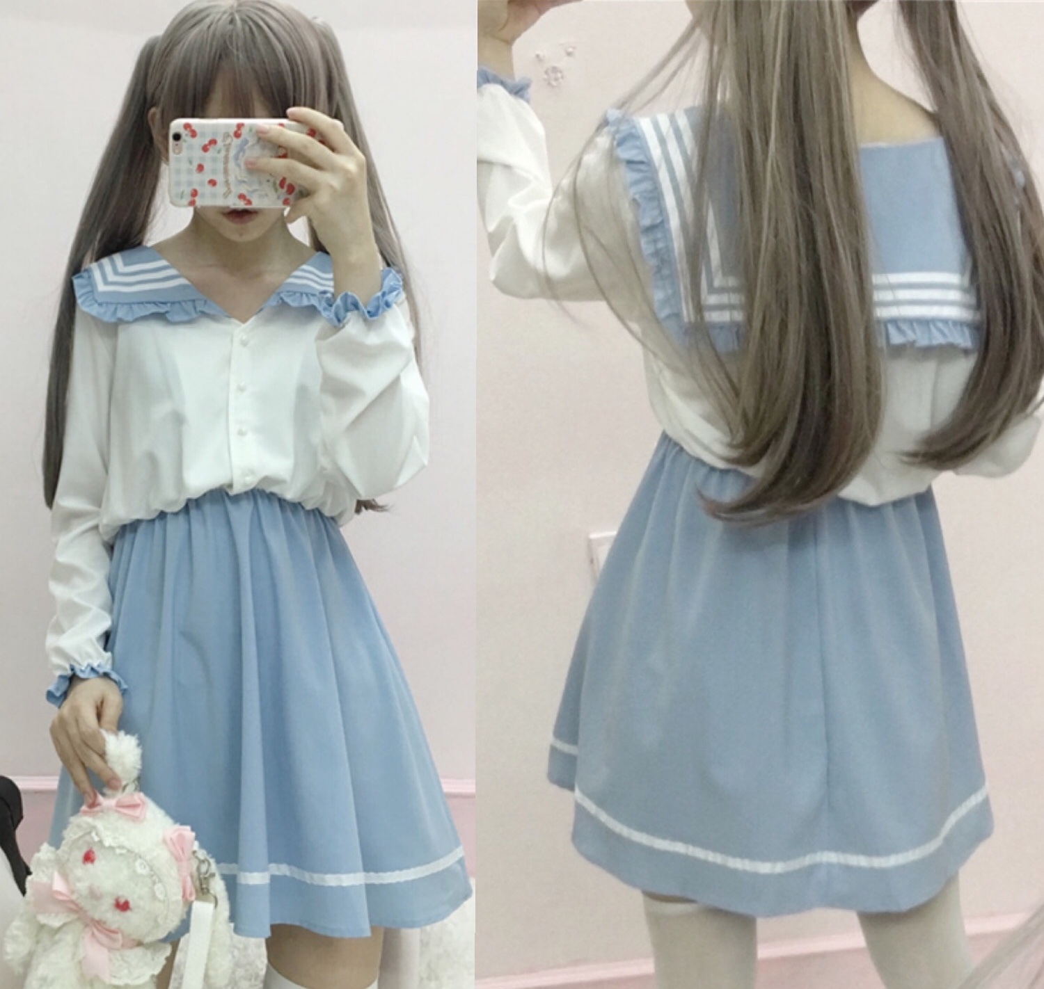 \入荷しました／ゆめかわ セーラーワンピース ゆめかわ専門店poticuu(ぽちきゅう)
