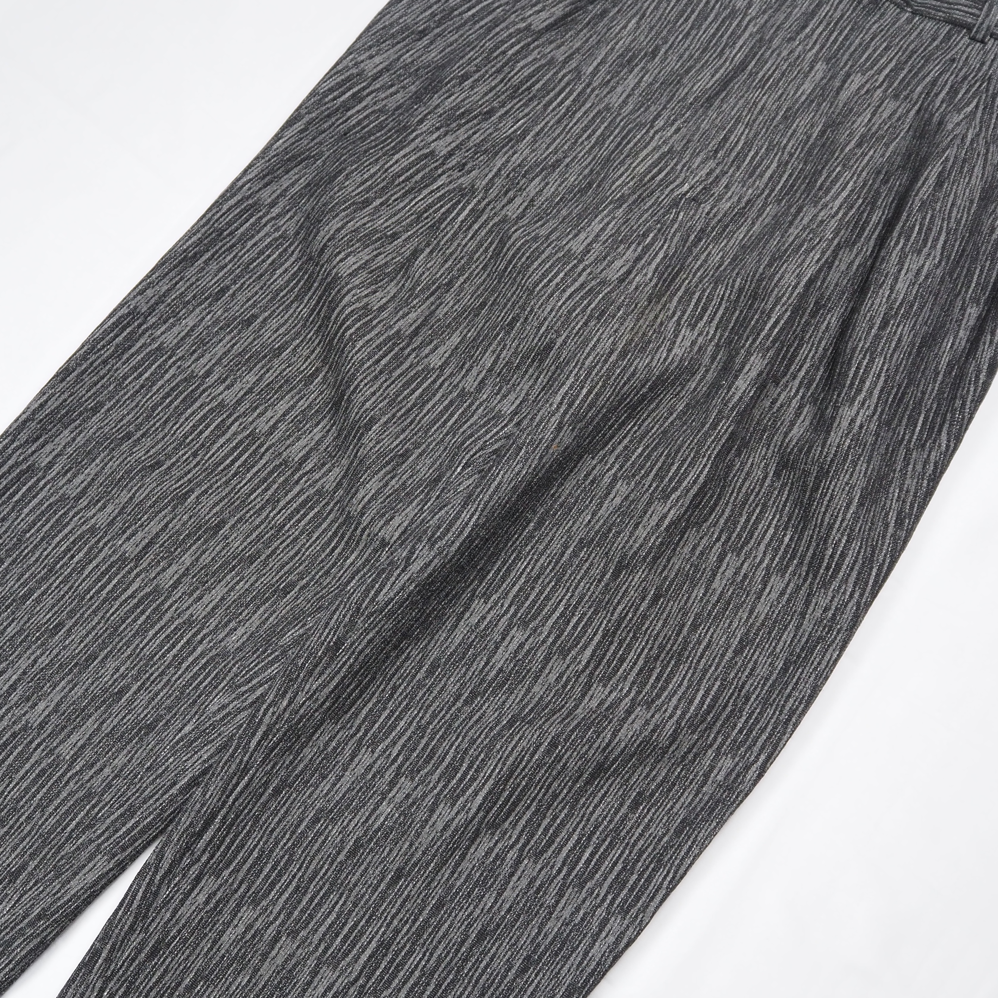 80’s Rayon Slacks 3タック グレー 30×33 の画像 7