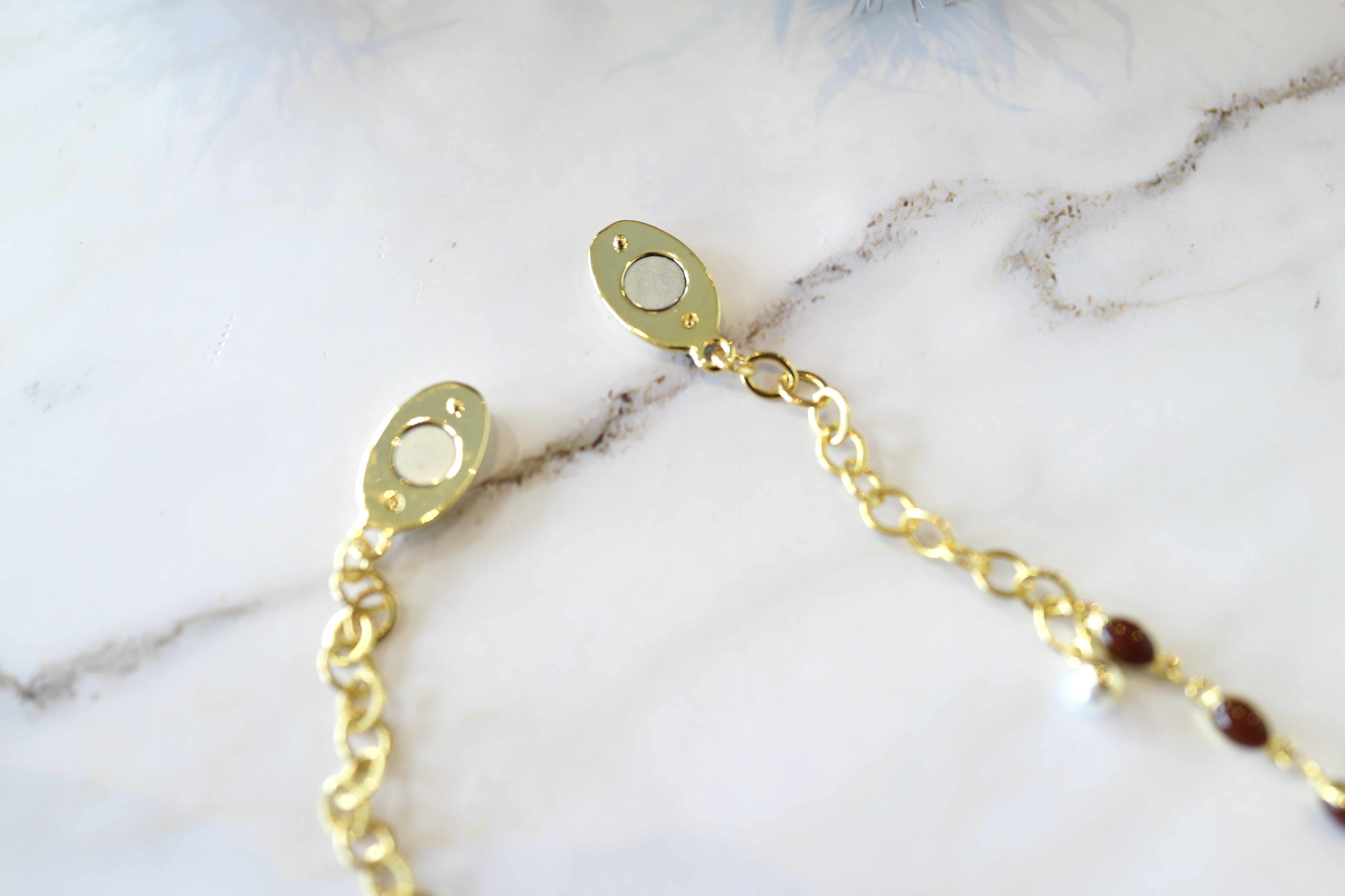 【ネックレス】ボルドー*刺繍に合うアクセサリーシリーズ*