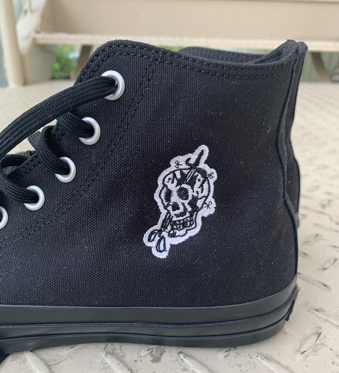 刺繍 Converse Allstar Corner Printing