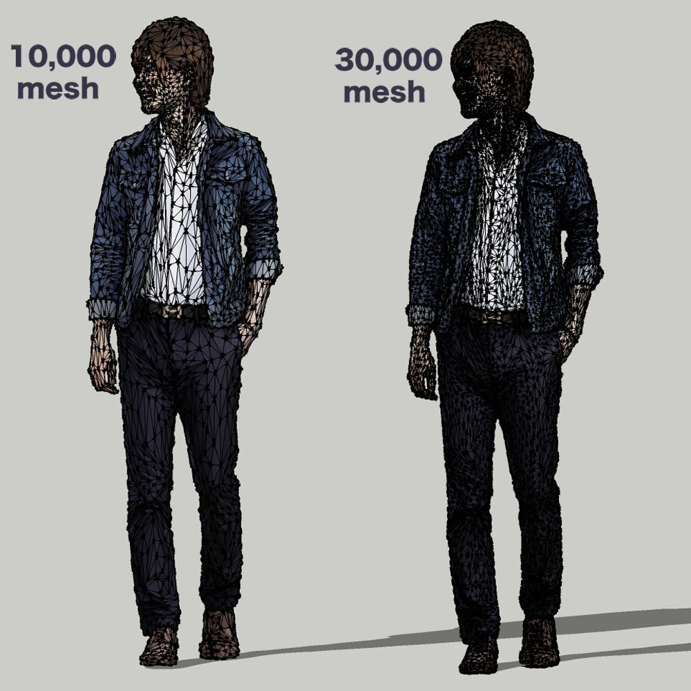 SketchUp素材 3D人物モデル ( Posed ) 087_Ren - 画像3